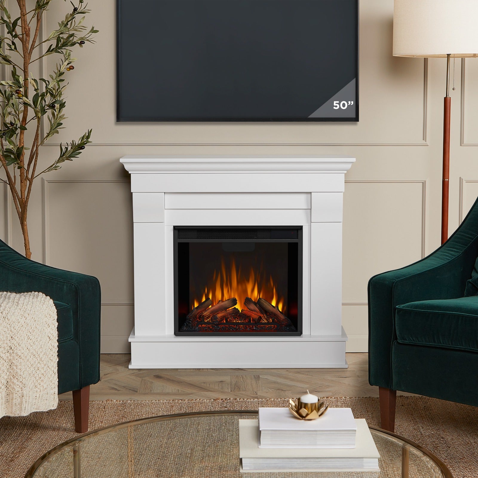 Chateau Electric Fireplace - Real Flame