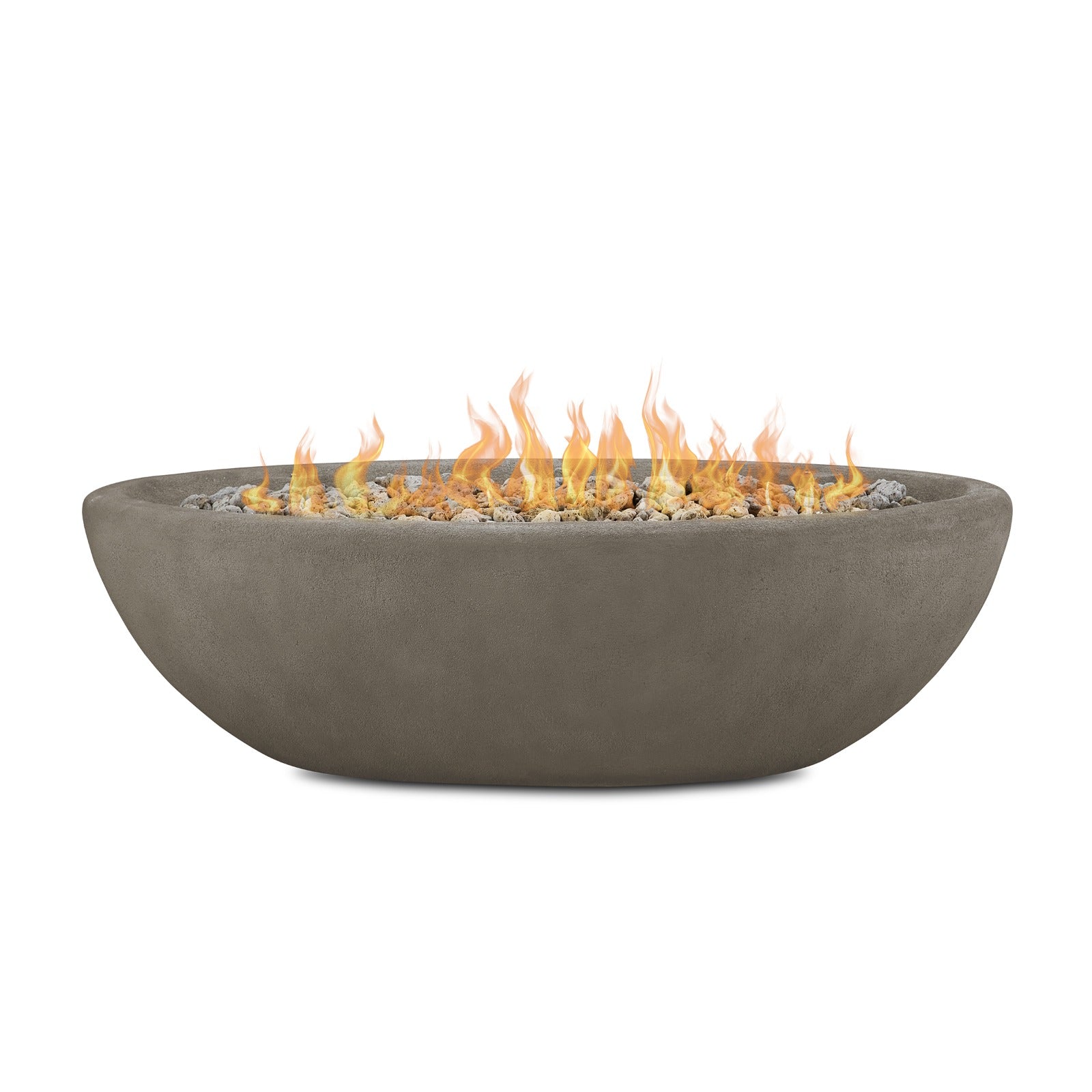 Riverside 58" Oval Propane Fire Pit Bowl - Real Flame