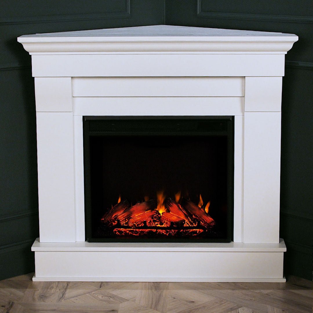Chateau Corner Electric Fireplace - Real Flame