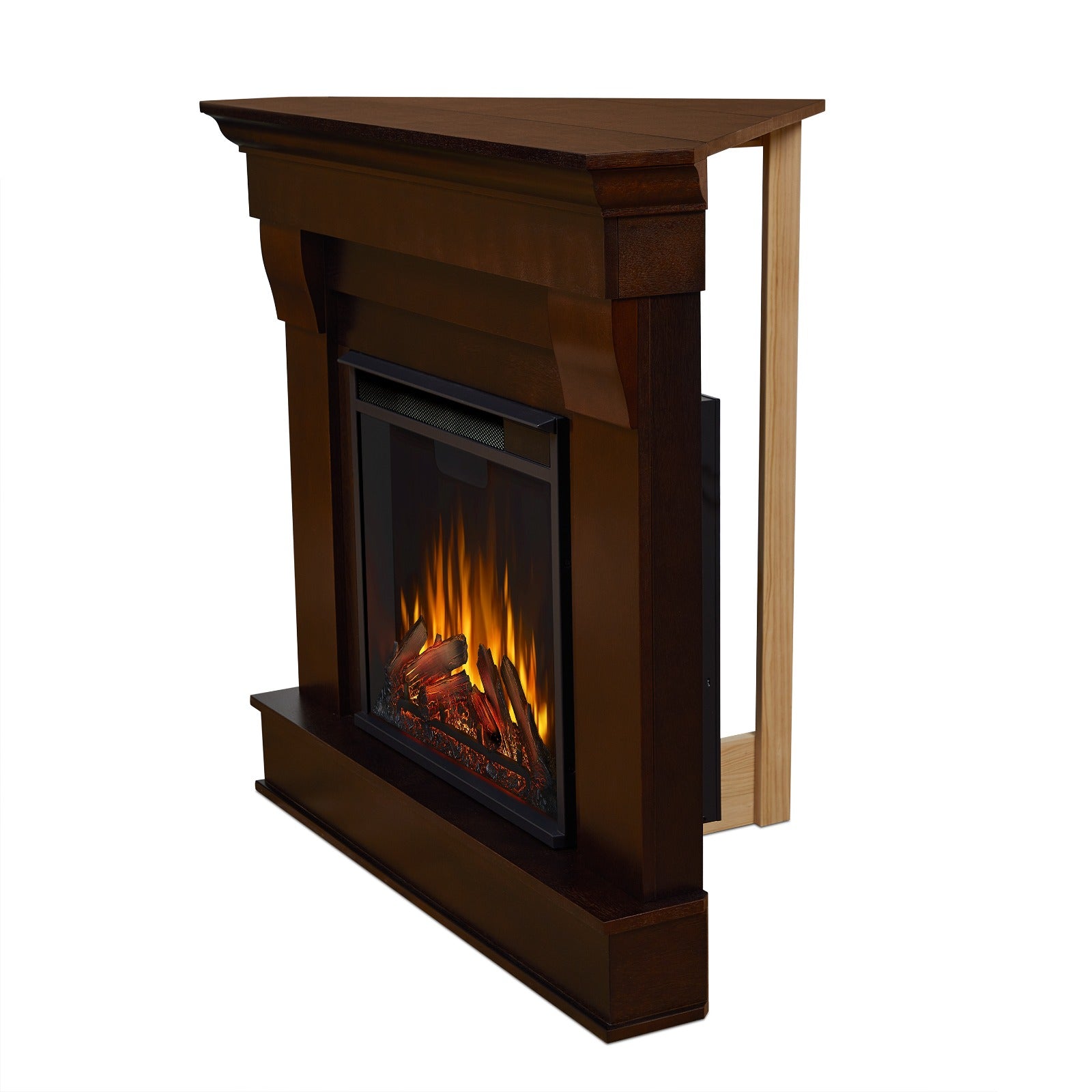 Chateau Corner Electric Fireplace - Real Flame