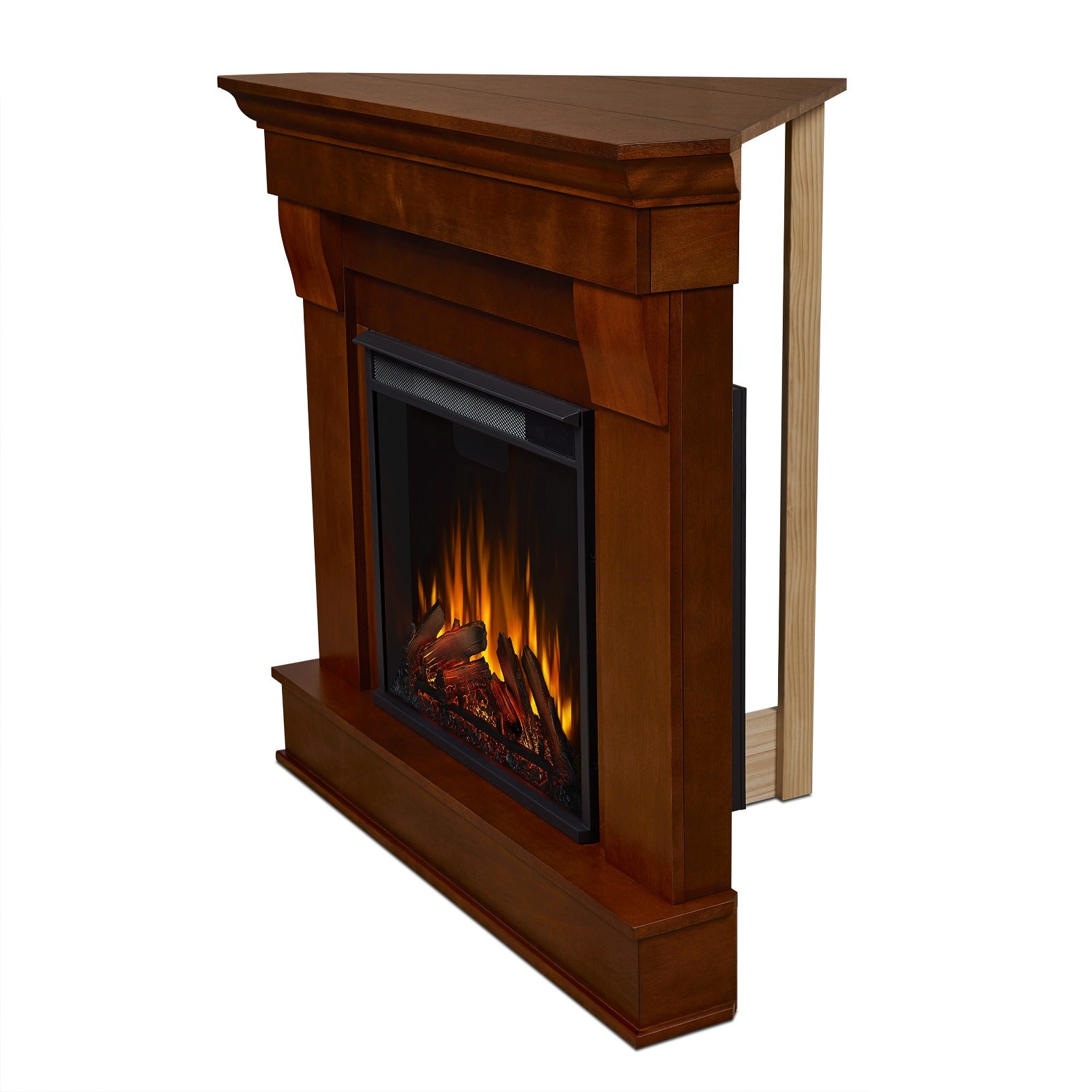 Chateau Corner Electric Fireplace - Real Flame