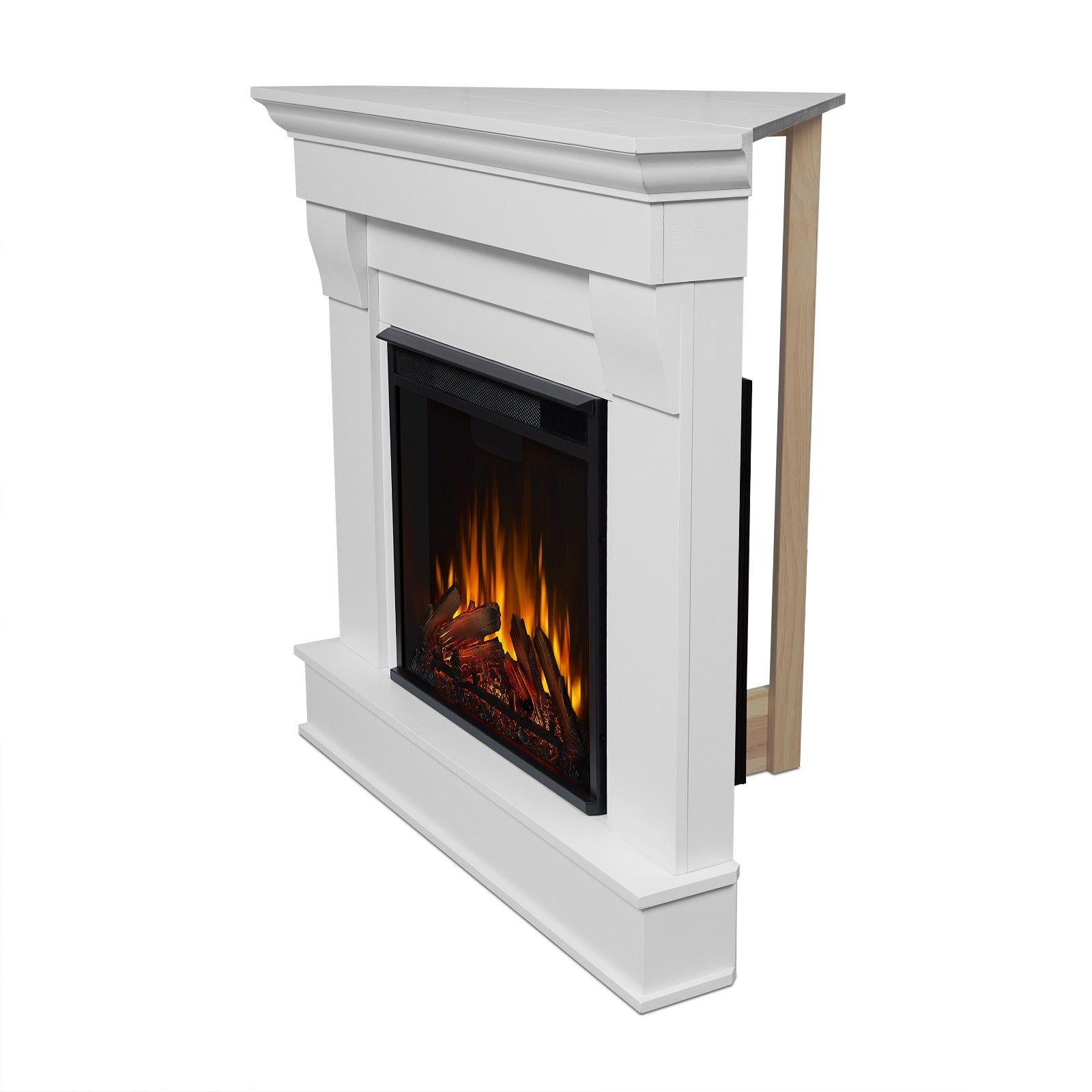 Chateau Corner Electric Fireplace - Real Flame