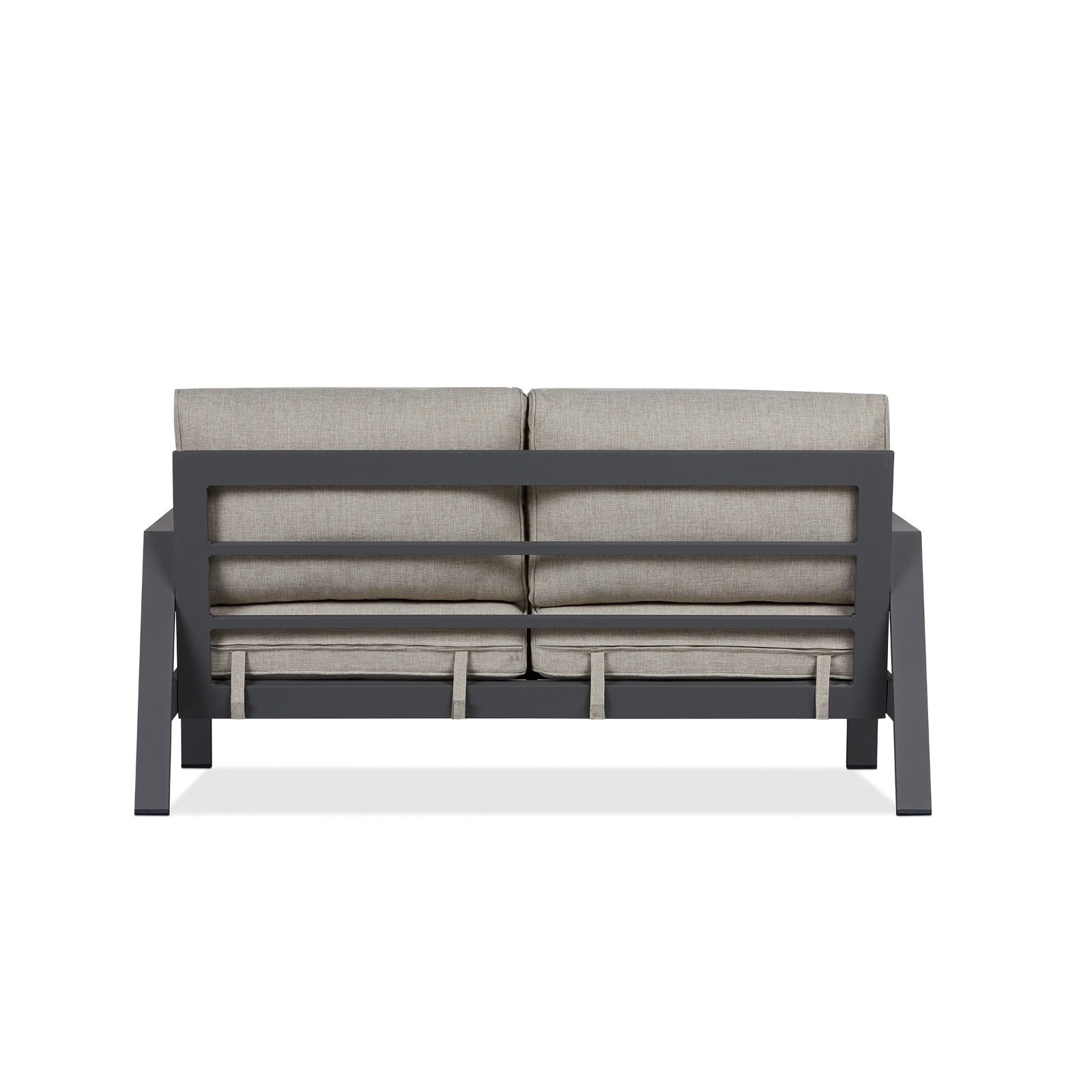 Aegean Outdoor Loveseat With Cushions - Real Flame
