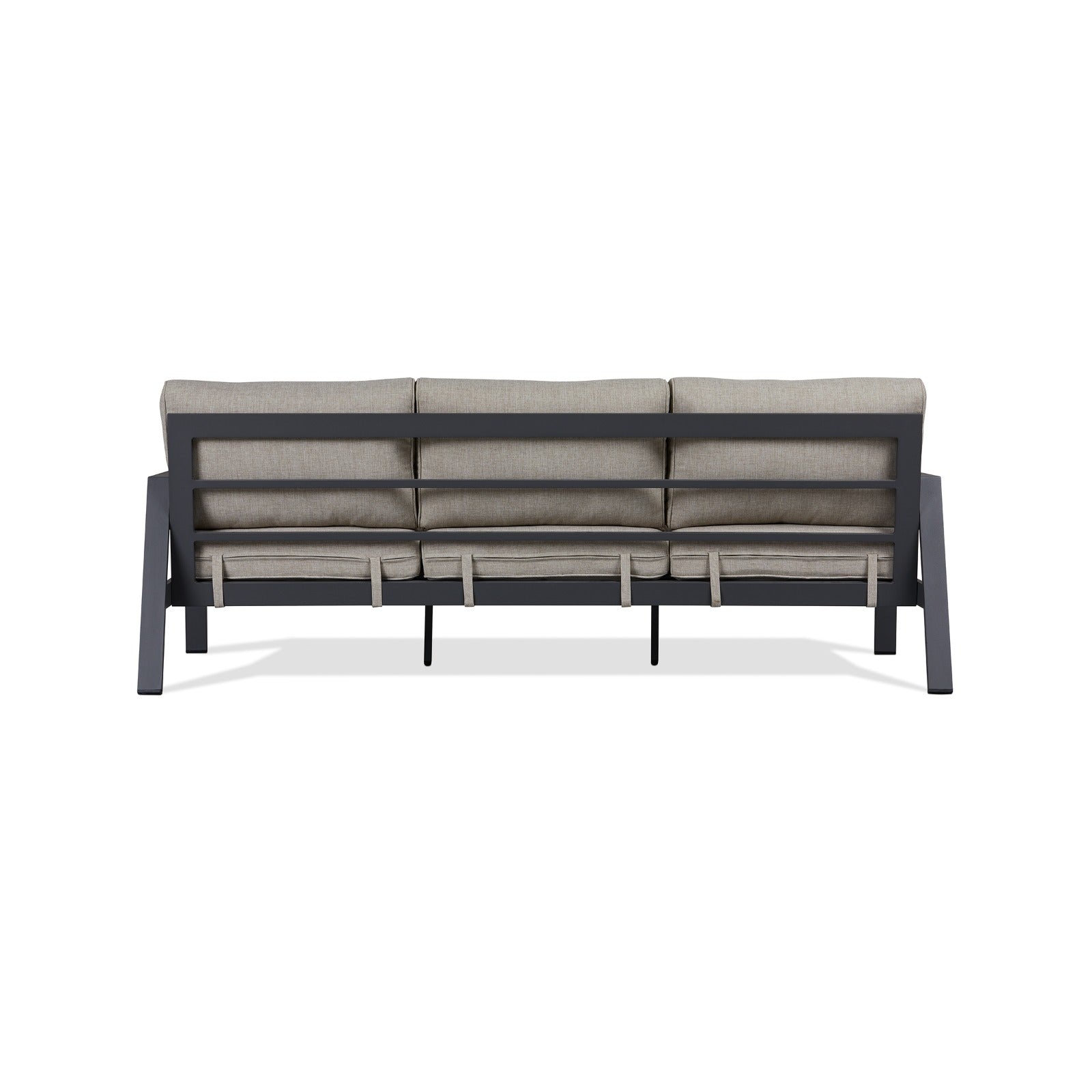 Aegean Outdoor Three Seat Sofa - Real Flame