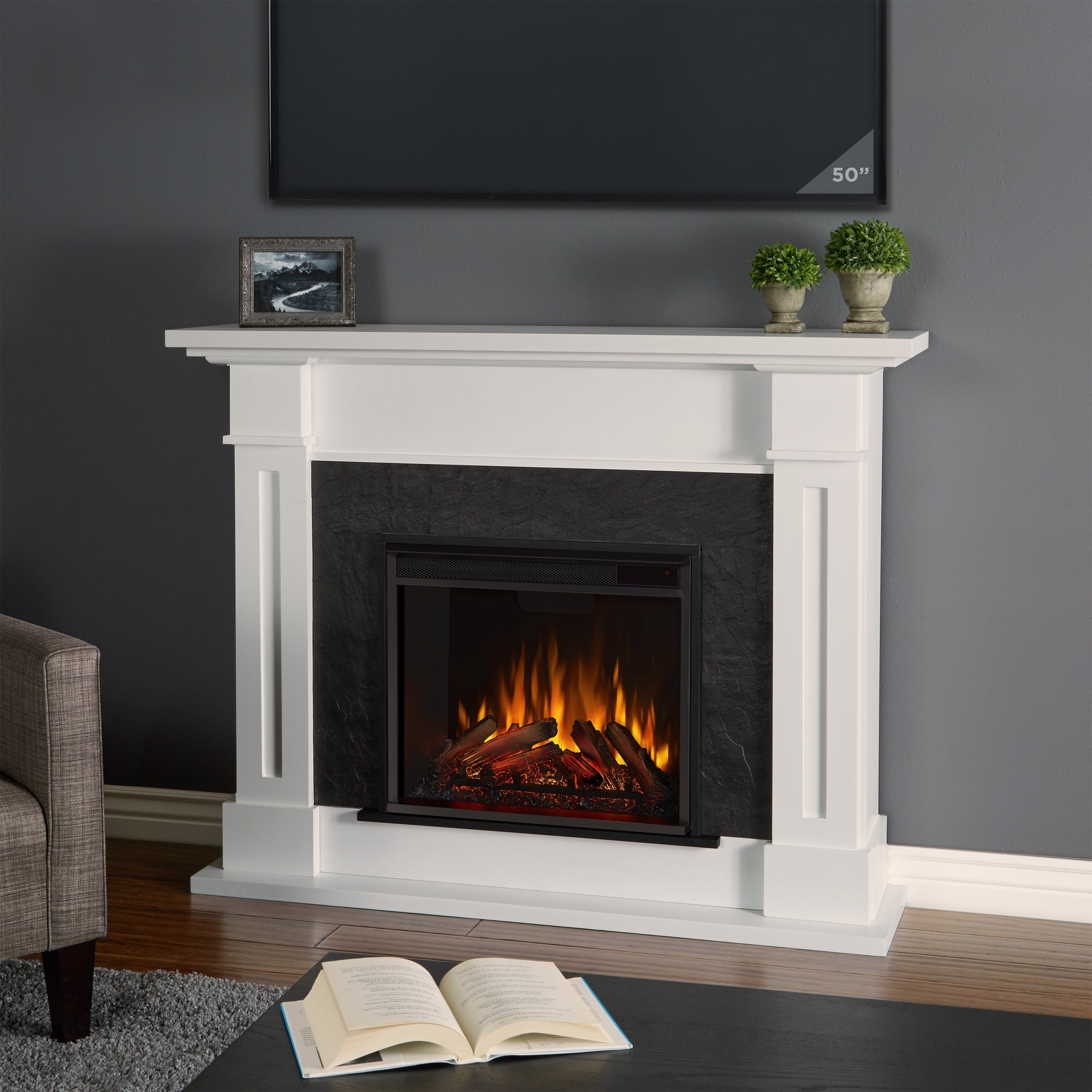 Kipling Electric Fireplace - Real Flame