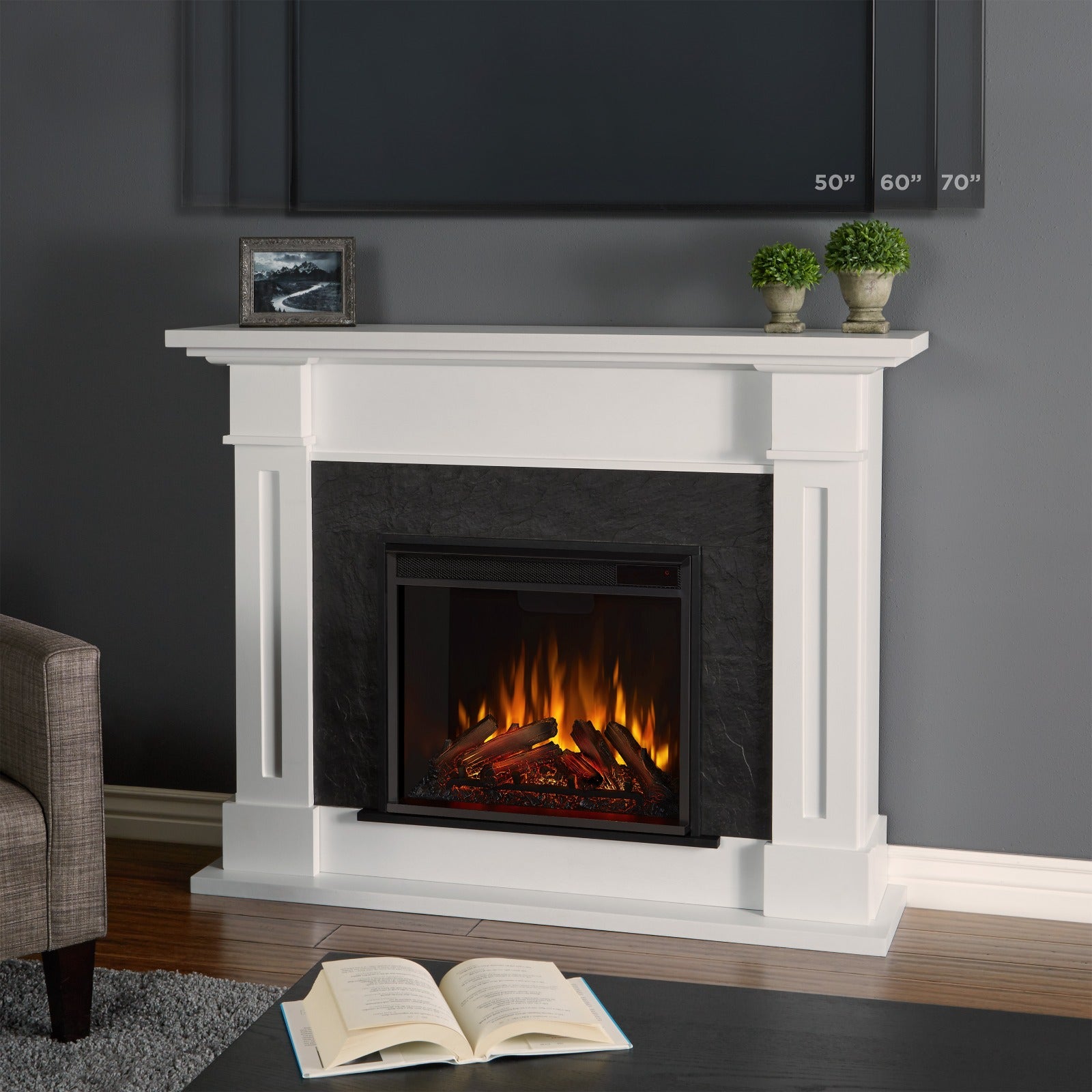 Kipling Electric Fireplace - Real Flame