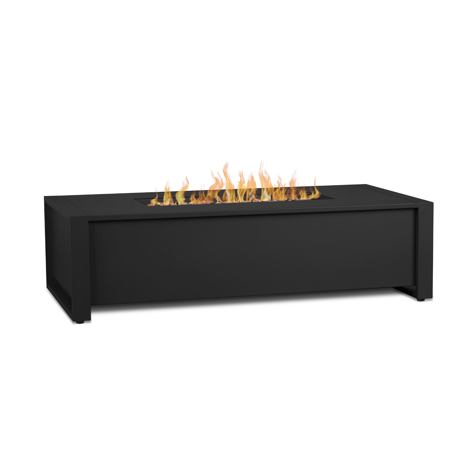Keenan 52" Rectangle Propane Fire Pit Table - Real Flame