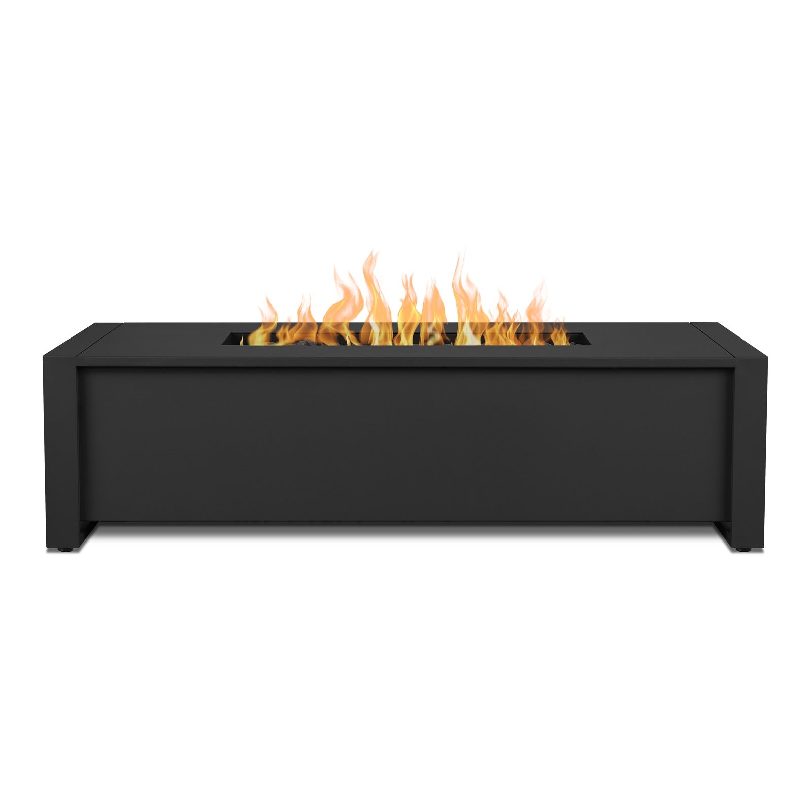 Keenan 52" Rectangle Propane Fire Pit Table - Real Flame