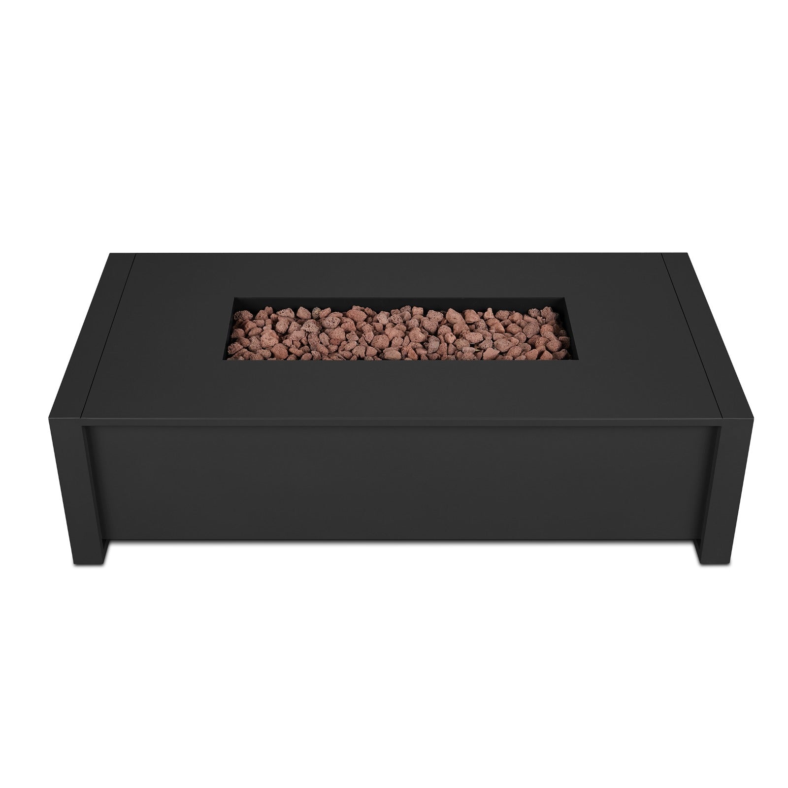 Keenan 52" Rectangle Propane Fire Pit Table - Real Flame