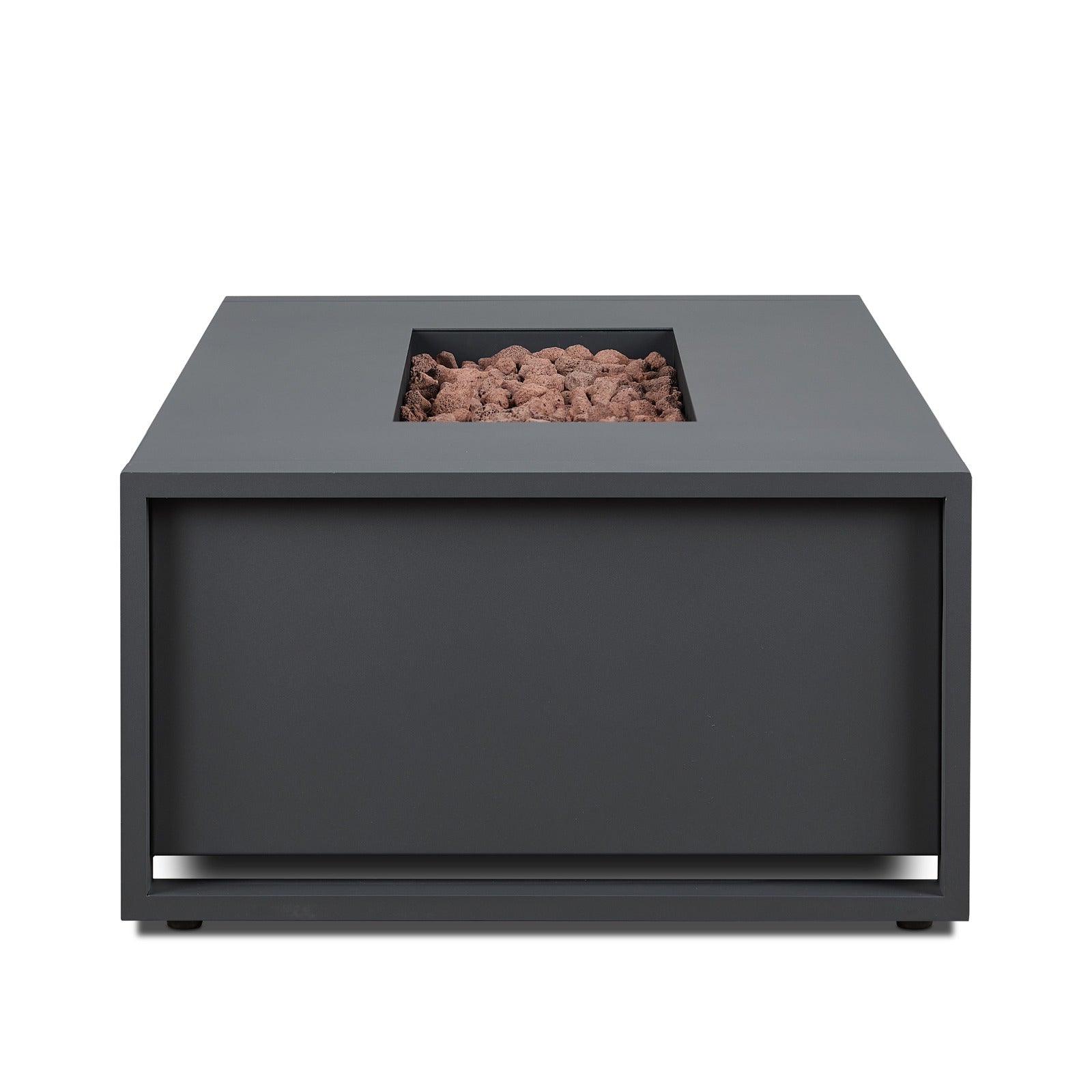 Keenan 52" Rectangle Propane Fire Pit Table - Real Flame