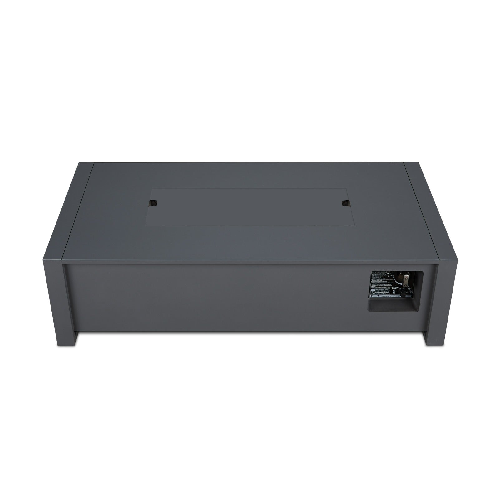 Keenan 52" Rectangle Propane Fire Pit Table - Real Flame