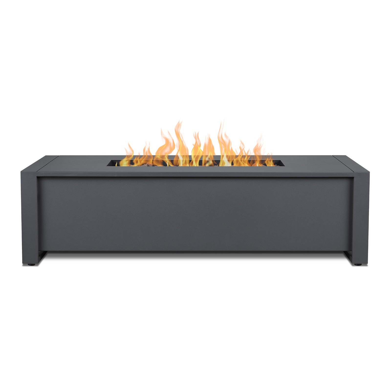 Keenan 52" Rectangle Propane Fire Pit Table - Real Flame