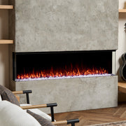 Real Flame® 64" 3 - Sided SMART Electric Fireplace Insert - Real Flame