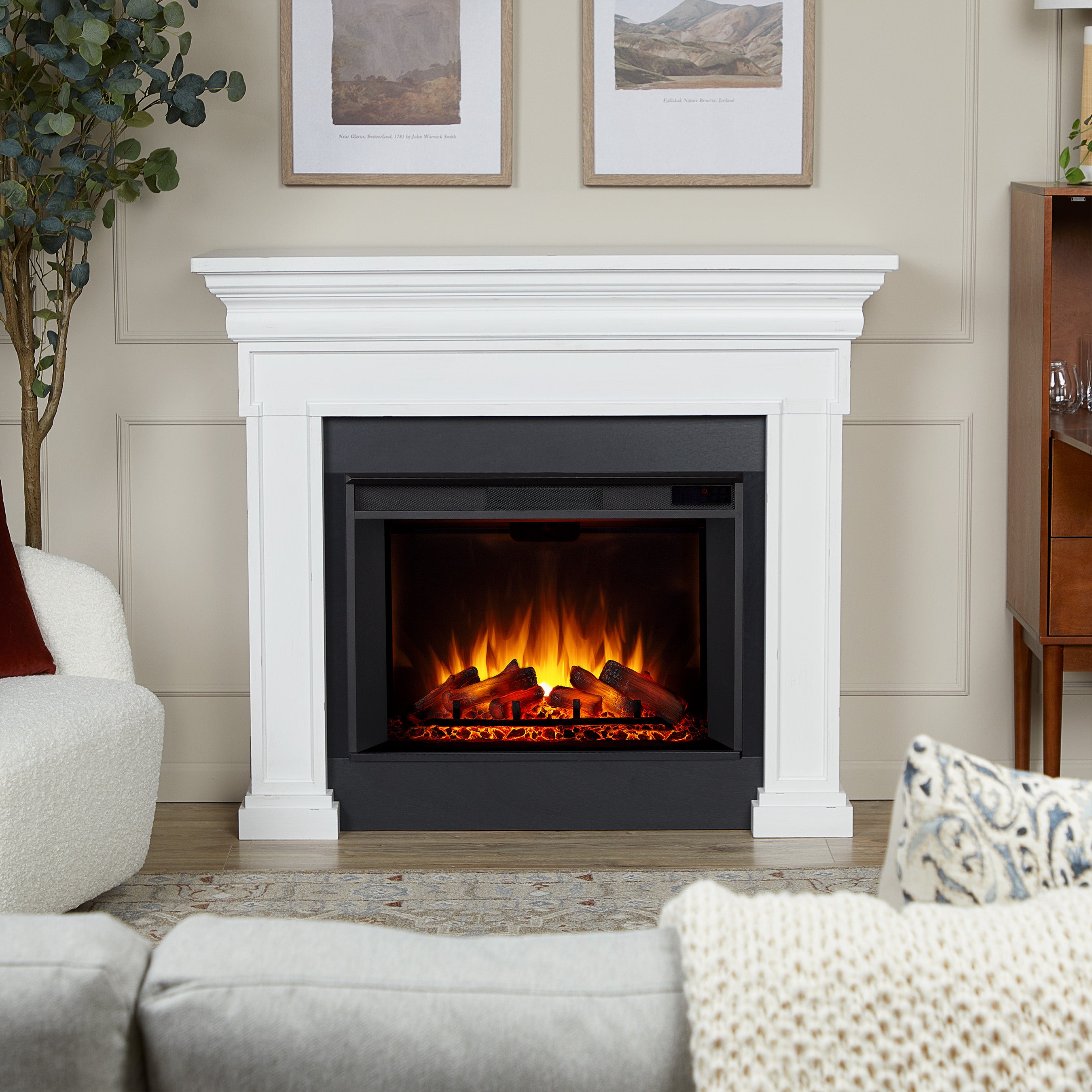 Emerson Grand Electric Fireplace - Real Flame