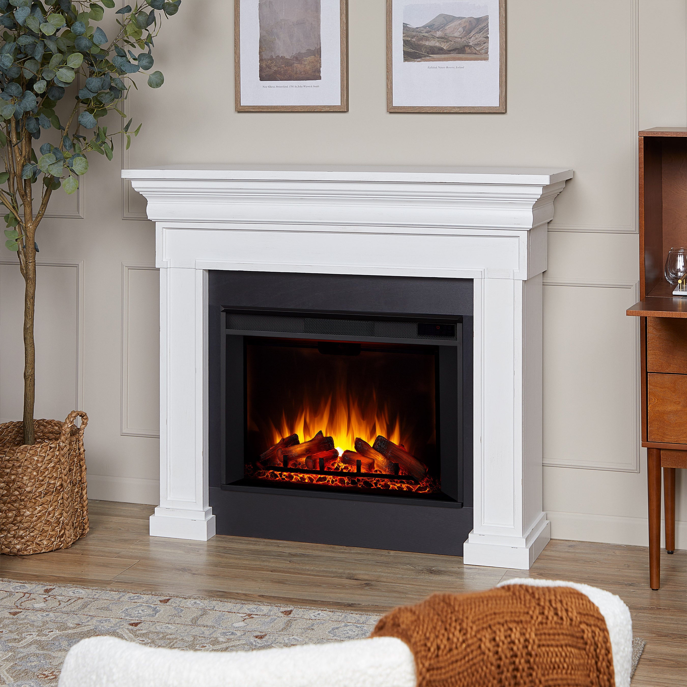 Emerson Grand Electric Fireplace - Real Flame