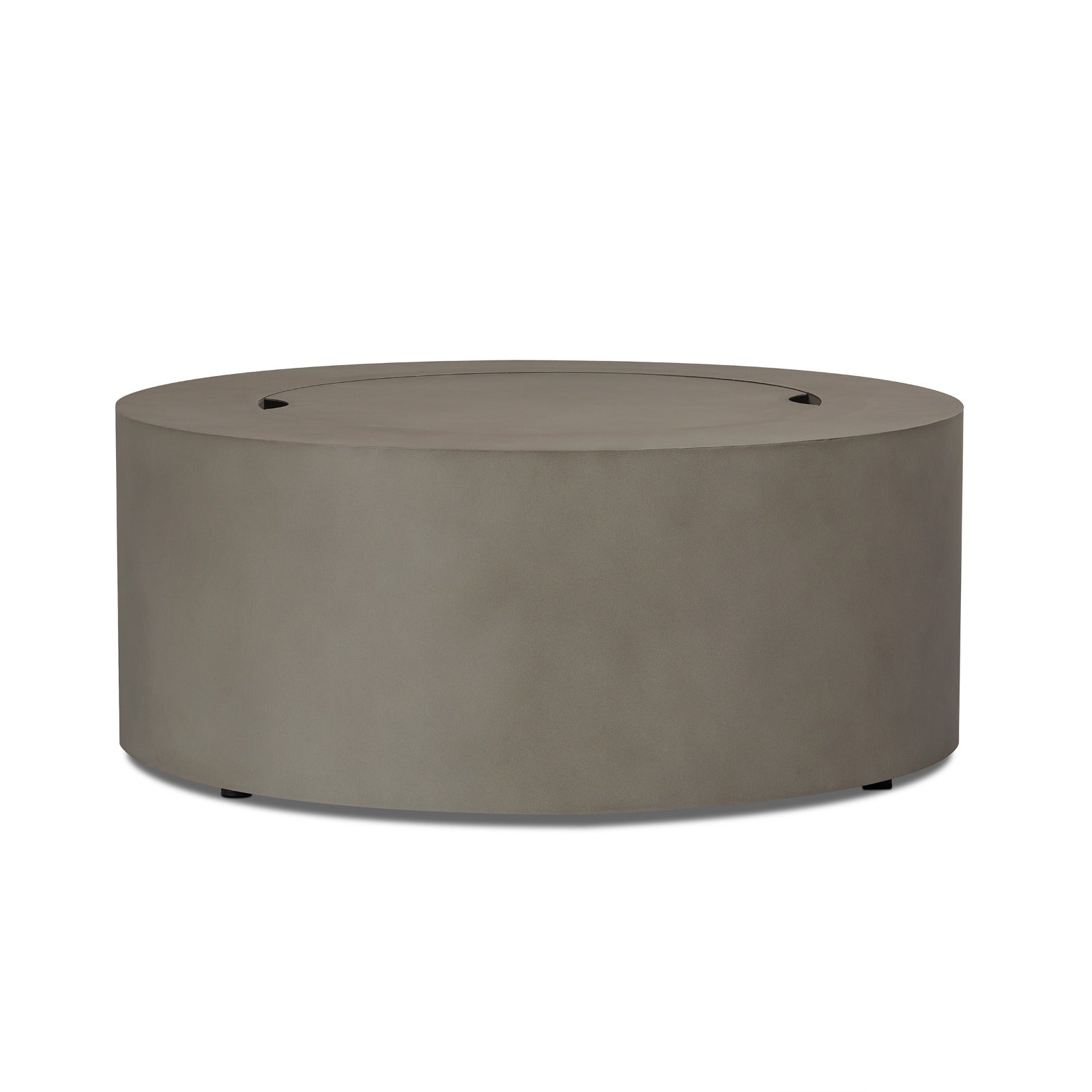 Aegean Round Propane or Natural Gas Fire Pit Table - Real Flame