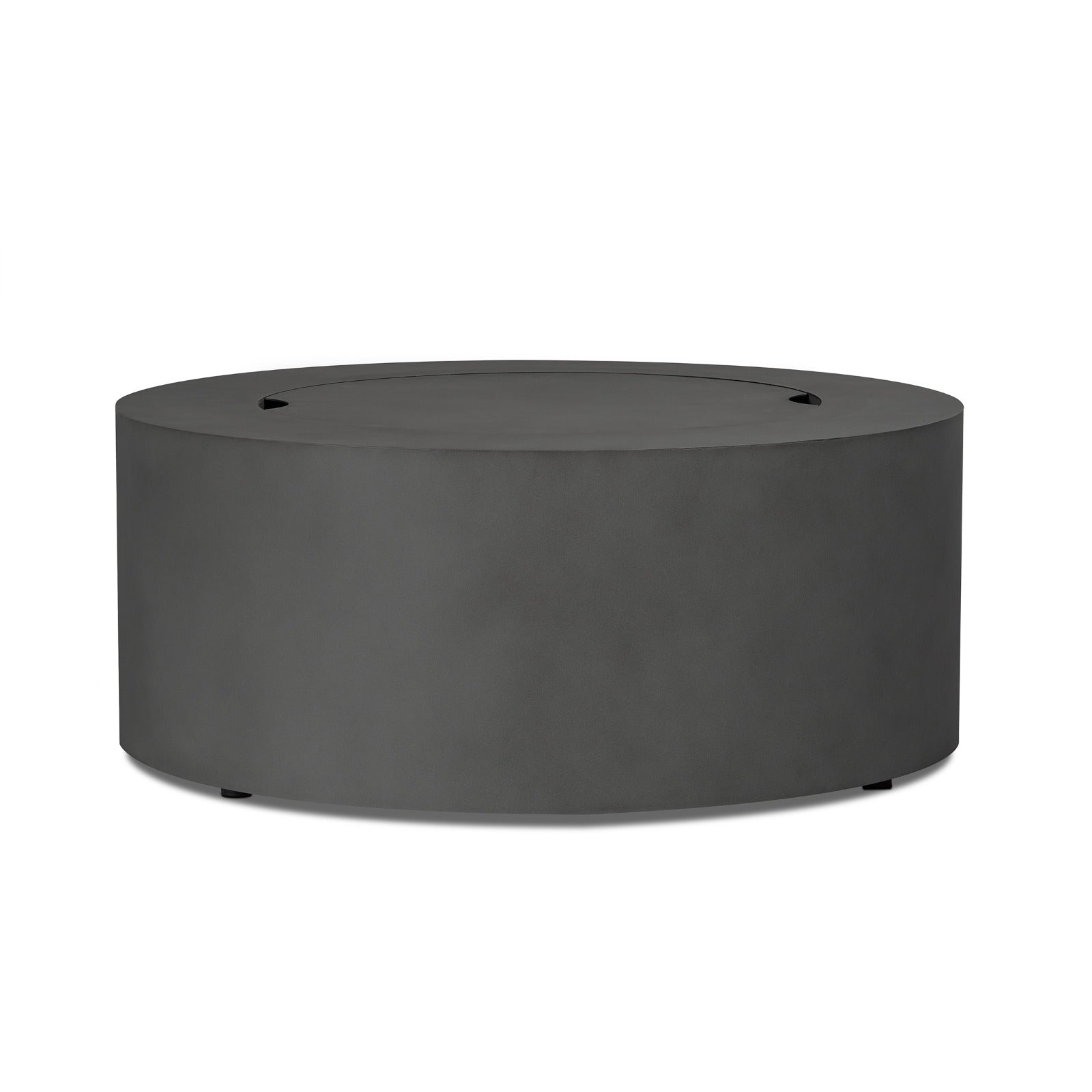 Aegean Round Propane or Natural Gas Fire Pit Table - Real Flame