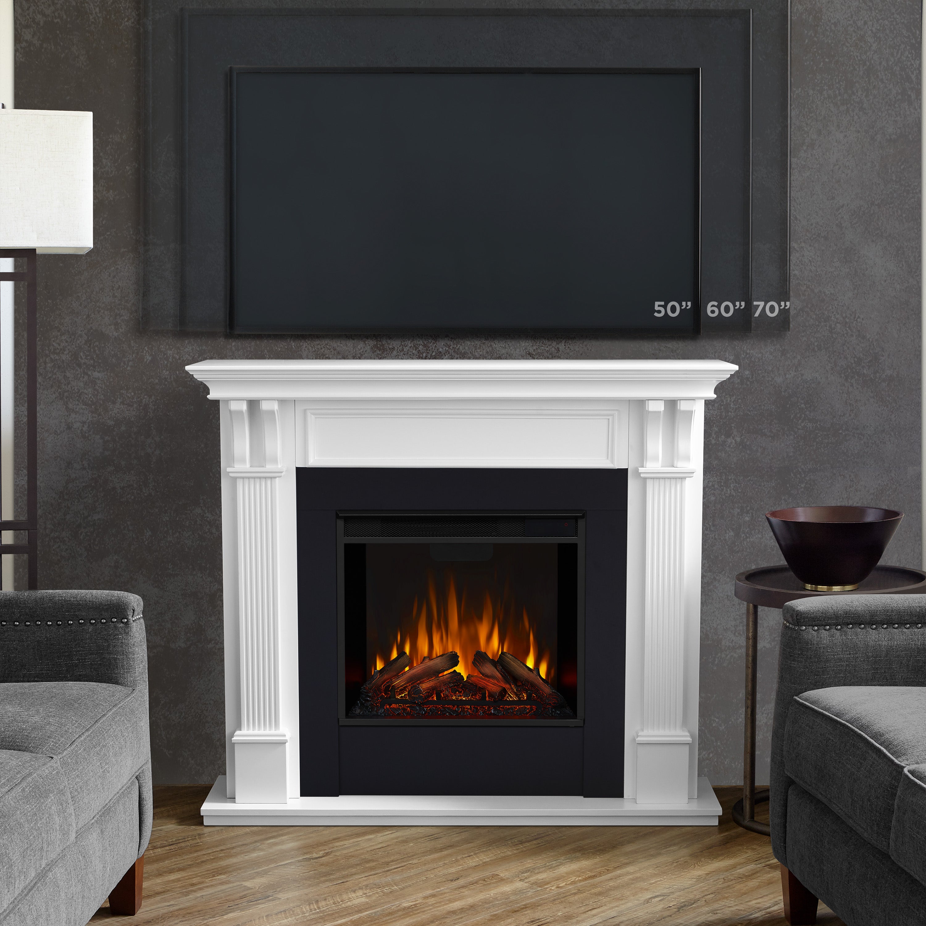 Ashley Electric Fireplace - Real Flame