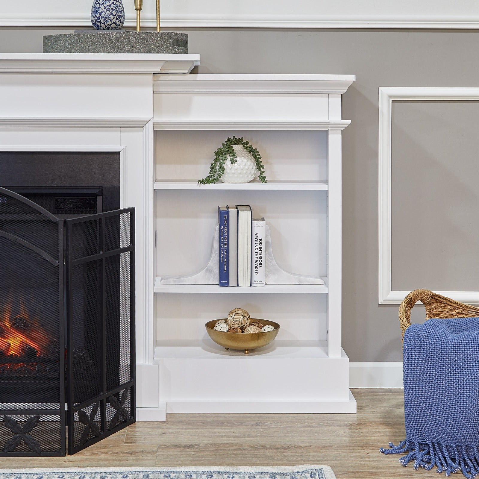 Ashton Grand Electric Fireplace TV Stand - Real Flame