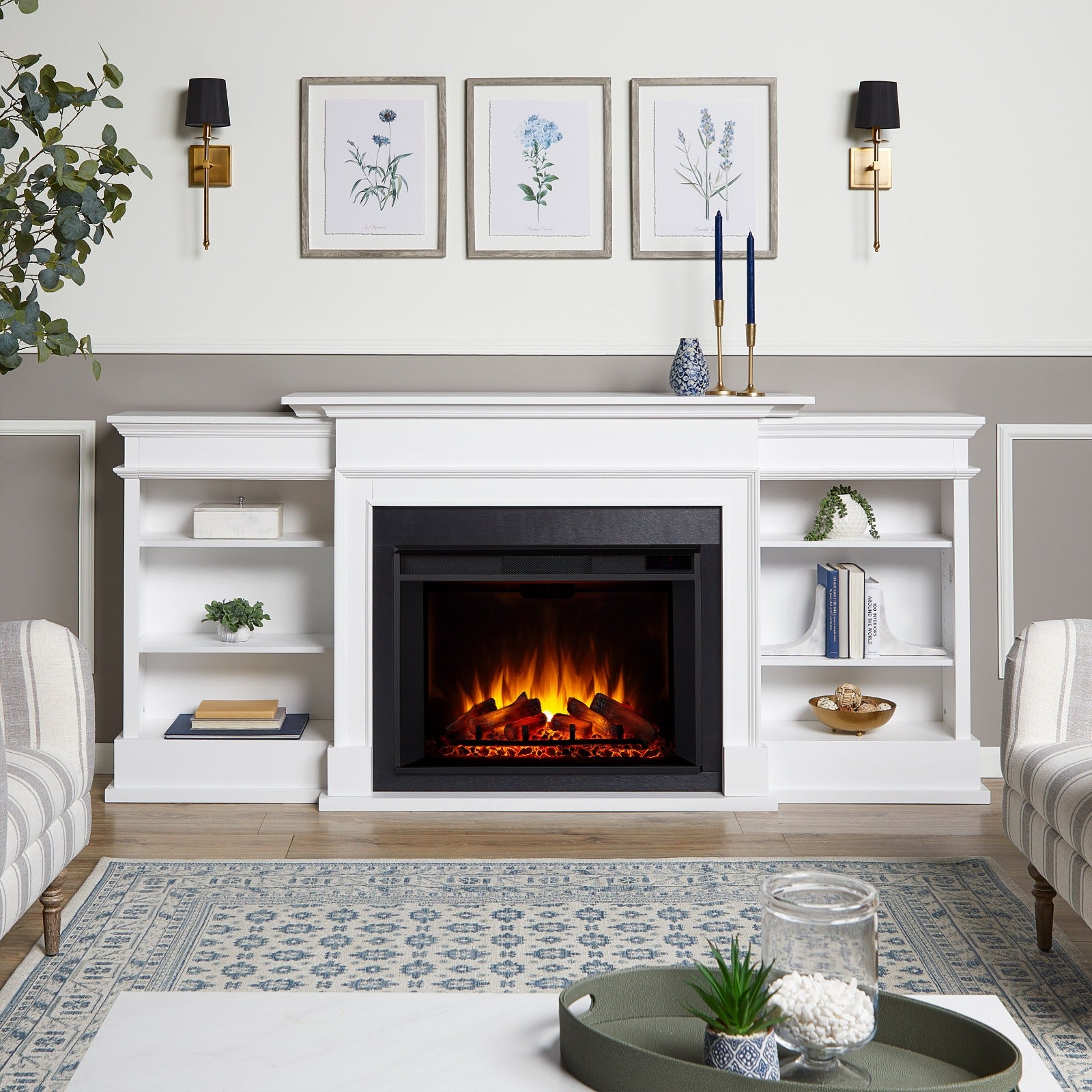 Ashton Grand Electric Fireplace TV Stand - Real Flame