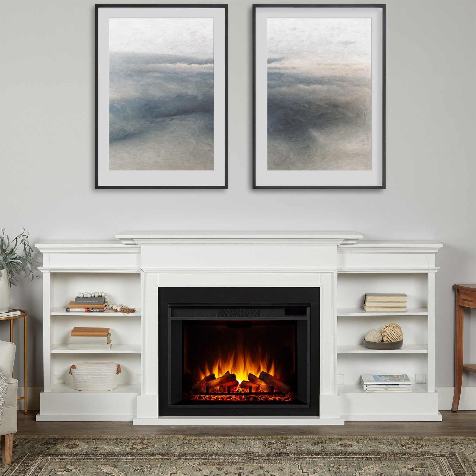 Ashton Grand Electric Fireplace TV Stand - Real Flame