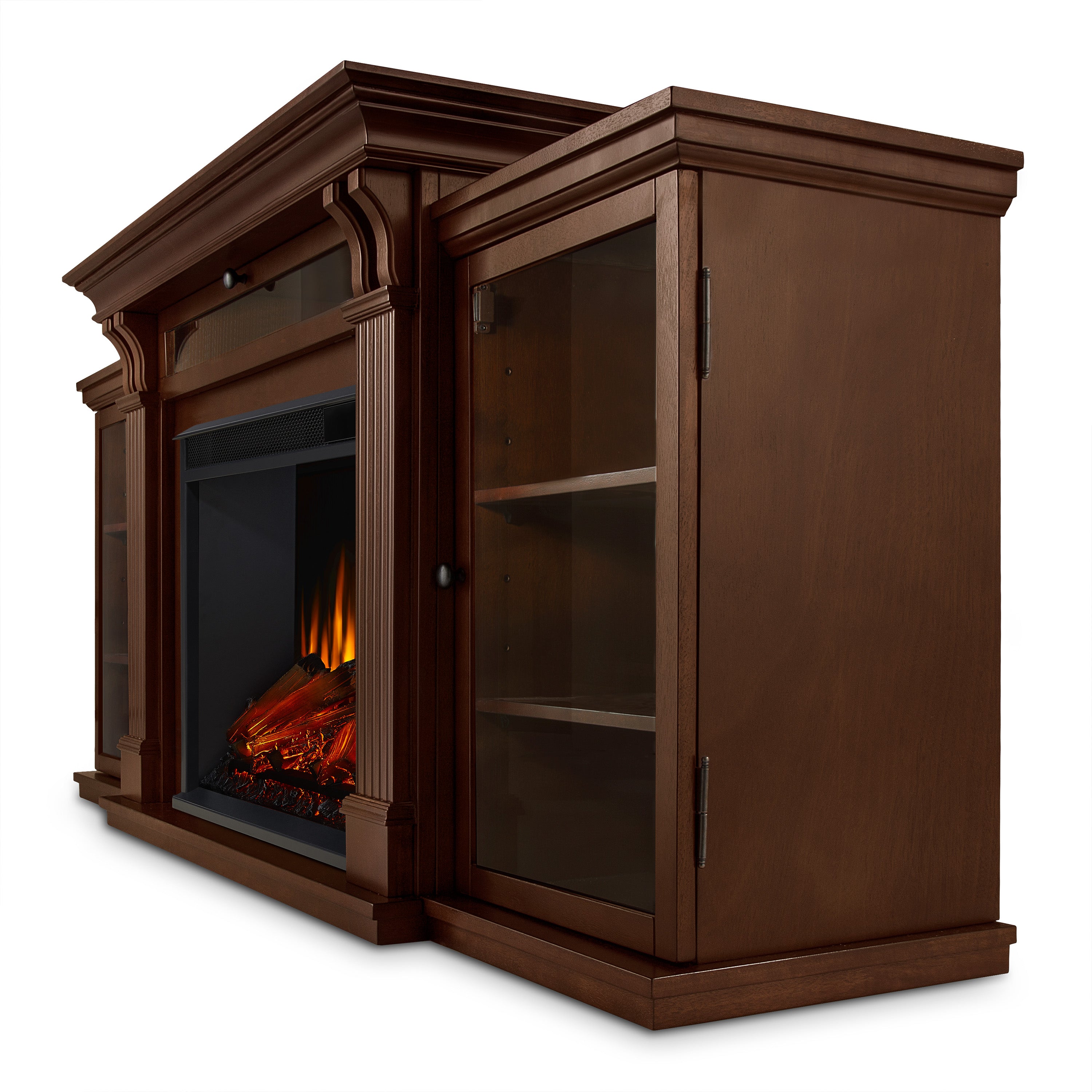 Calie Electric Fireplace TV Stand - Real Flame