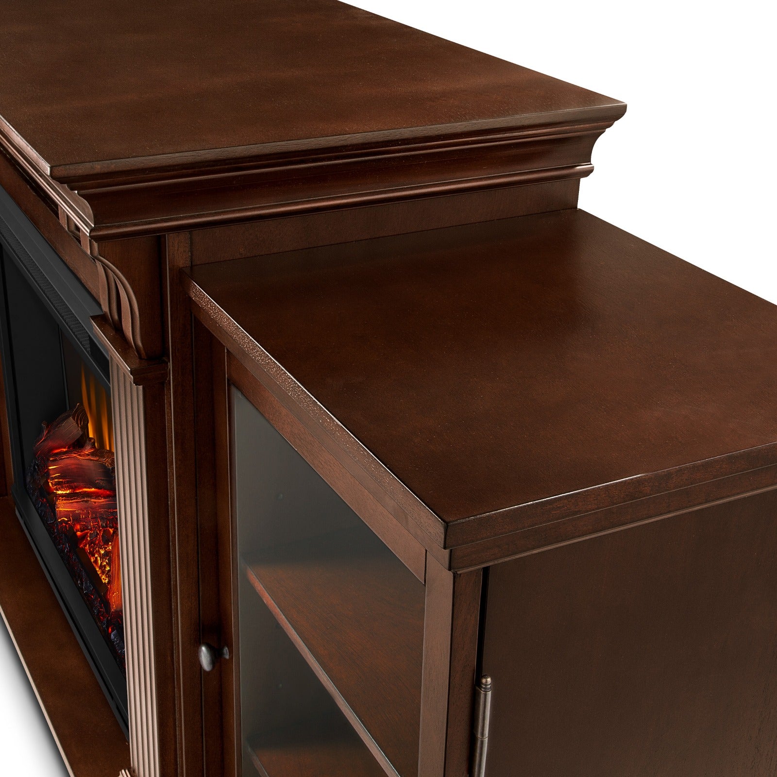 Calie Electric Fireplace TV Stand - Real Flame