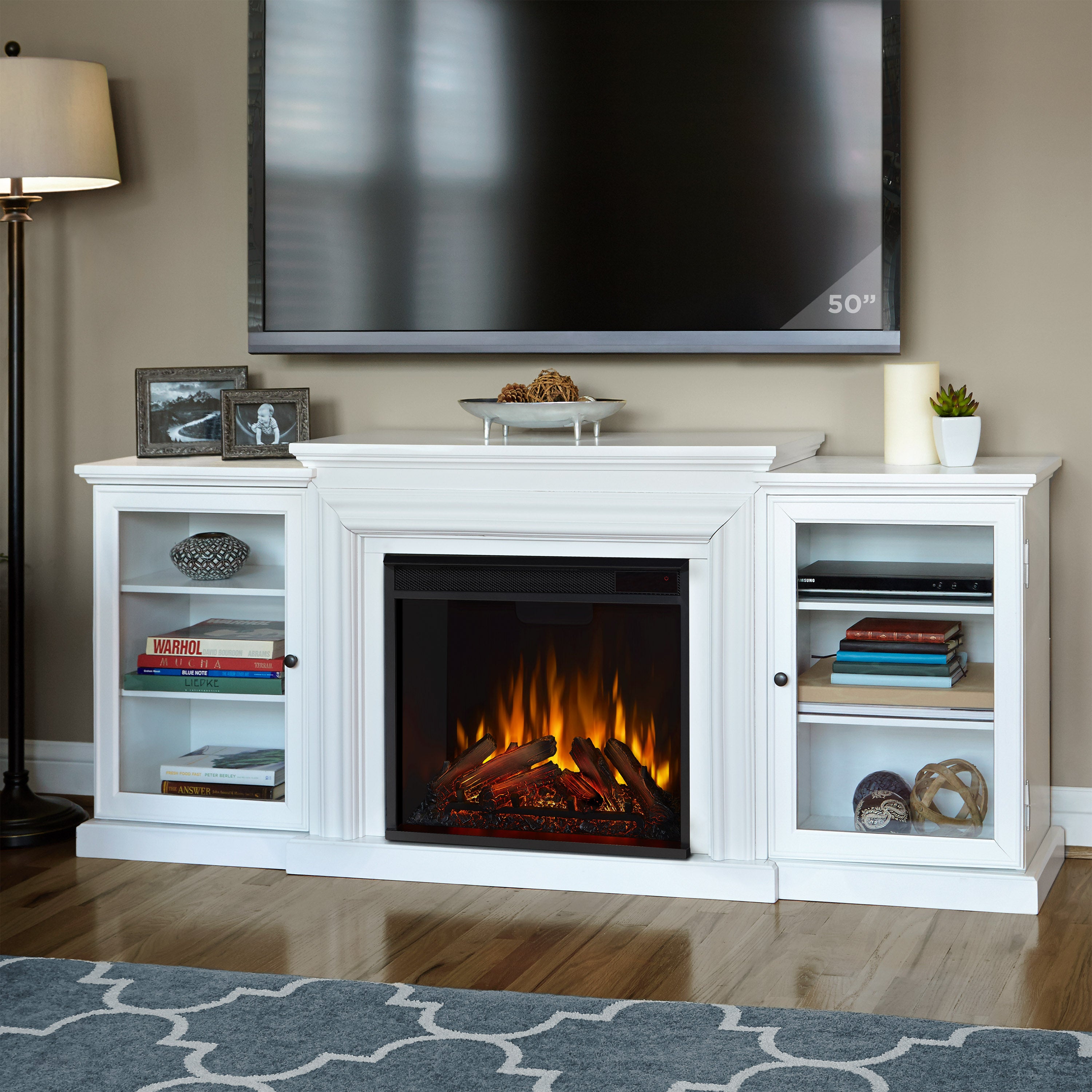 Frederick Electric Fireplace TV Stand - Real Flame