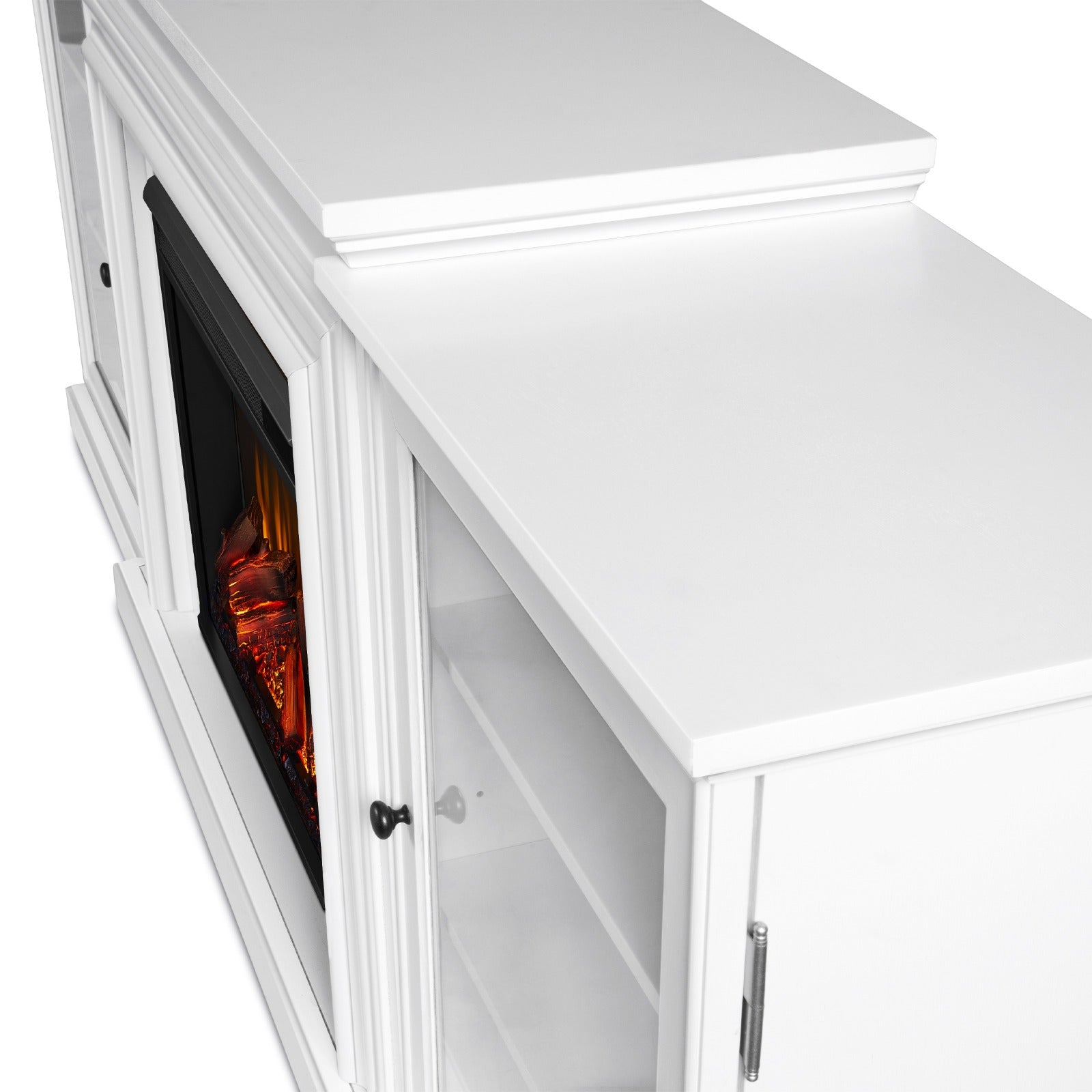 Frederick Electric Fireplace TV Stand - Real Flame
