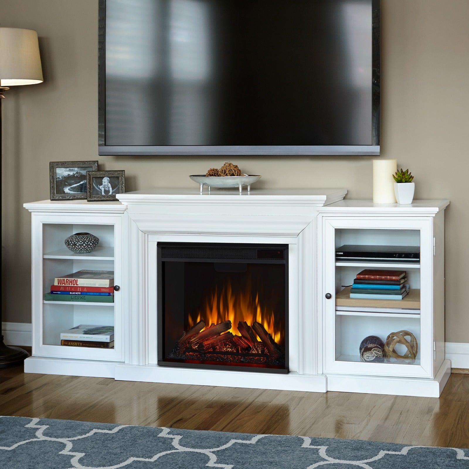 Frederick Electric Fireplace TV Stand - Real Flame