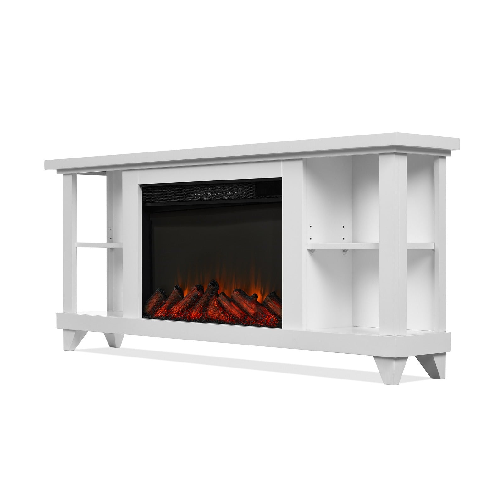 Penrose Slim Electric Fireplace TV Stand - Real Flame