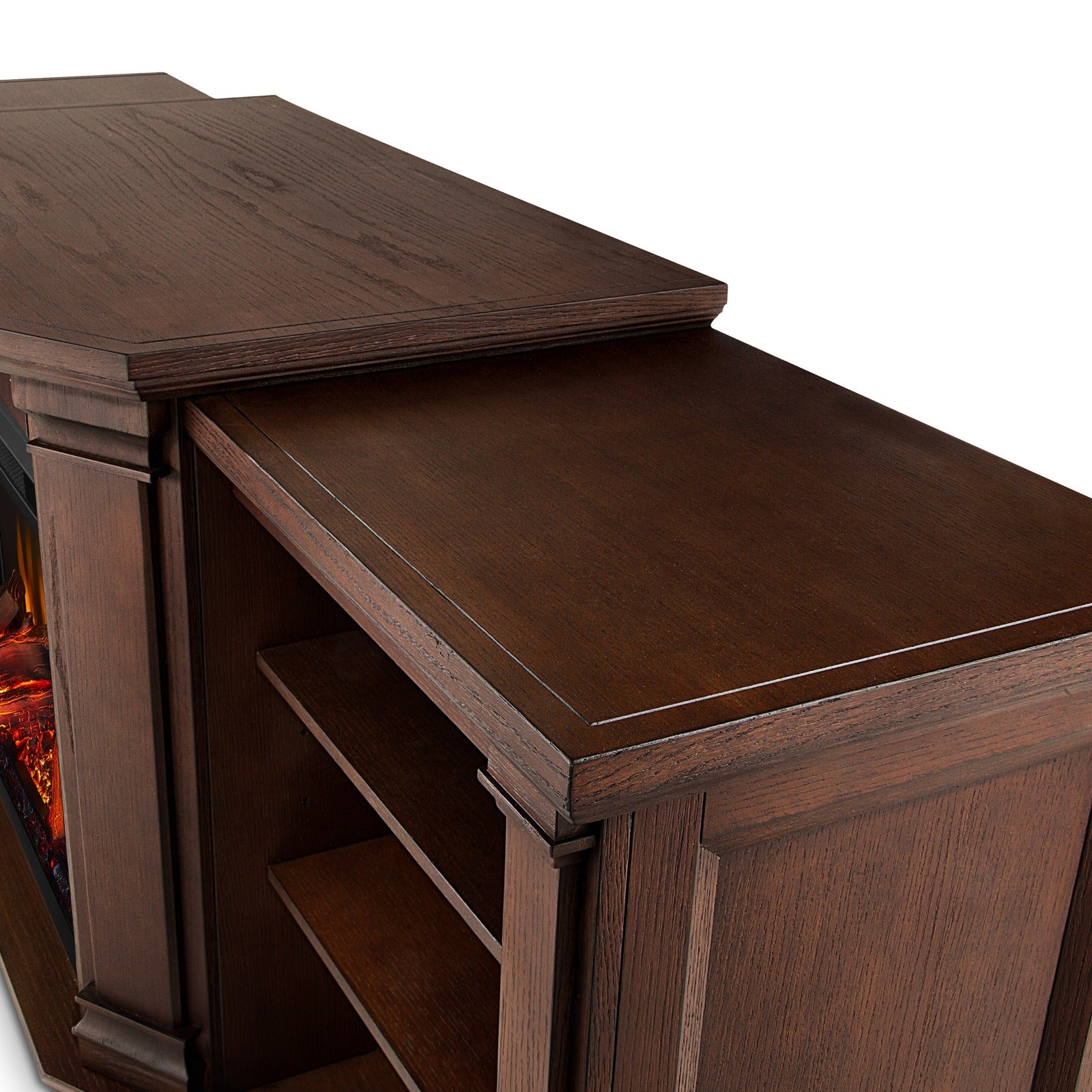 Valmont Electric Fireplace TV Stand - Real Flame
