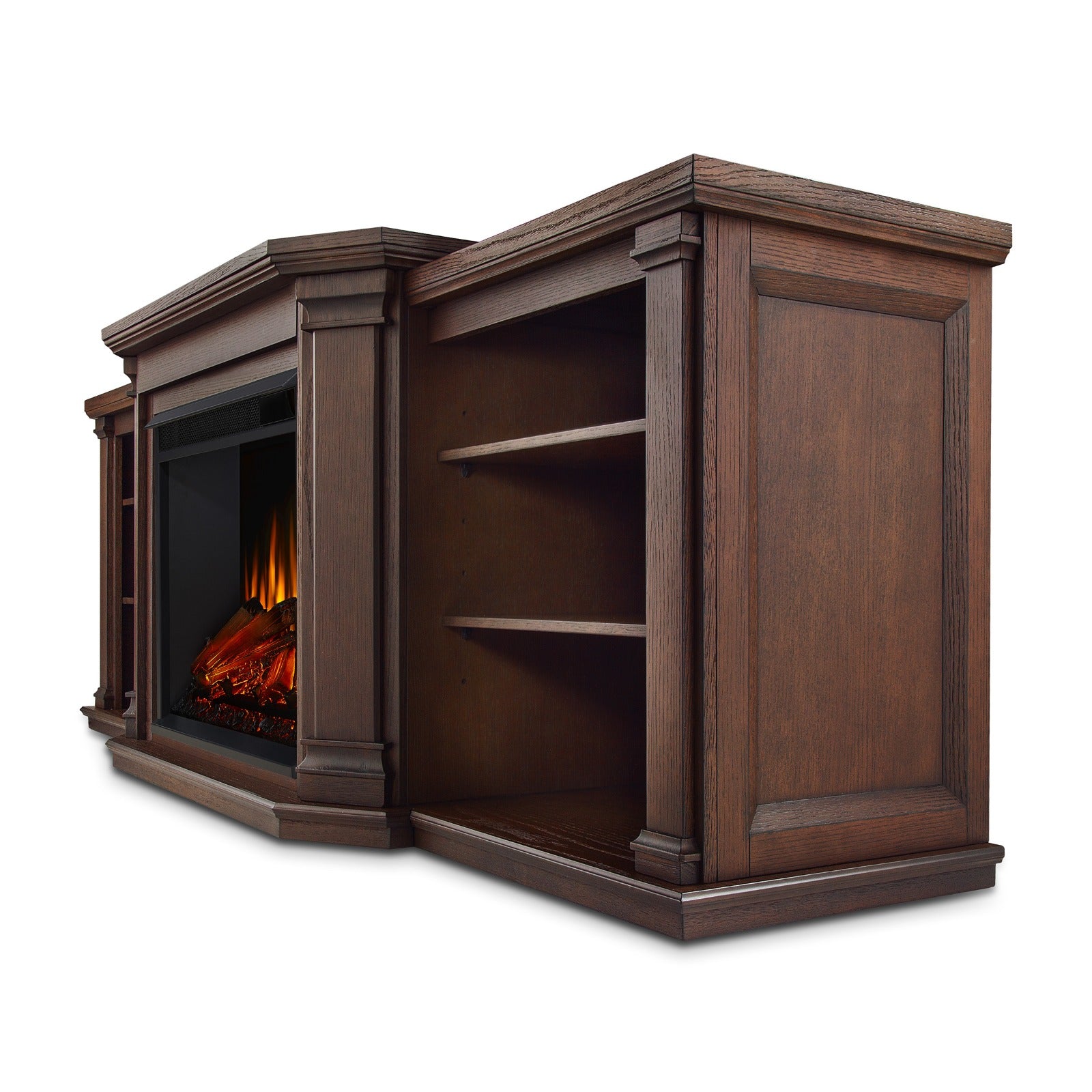 Valmont Electric Fireplace TV Stand - Real Flame