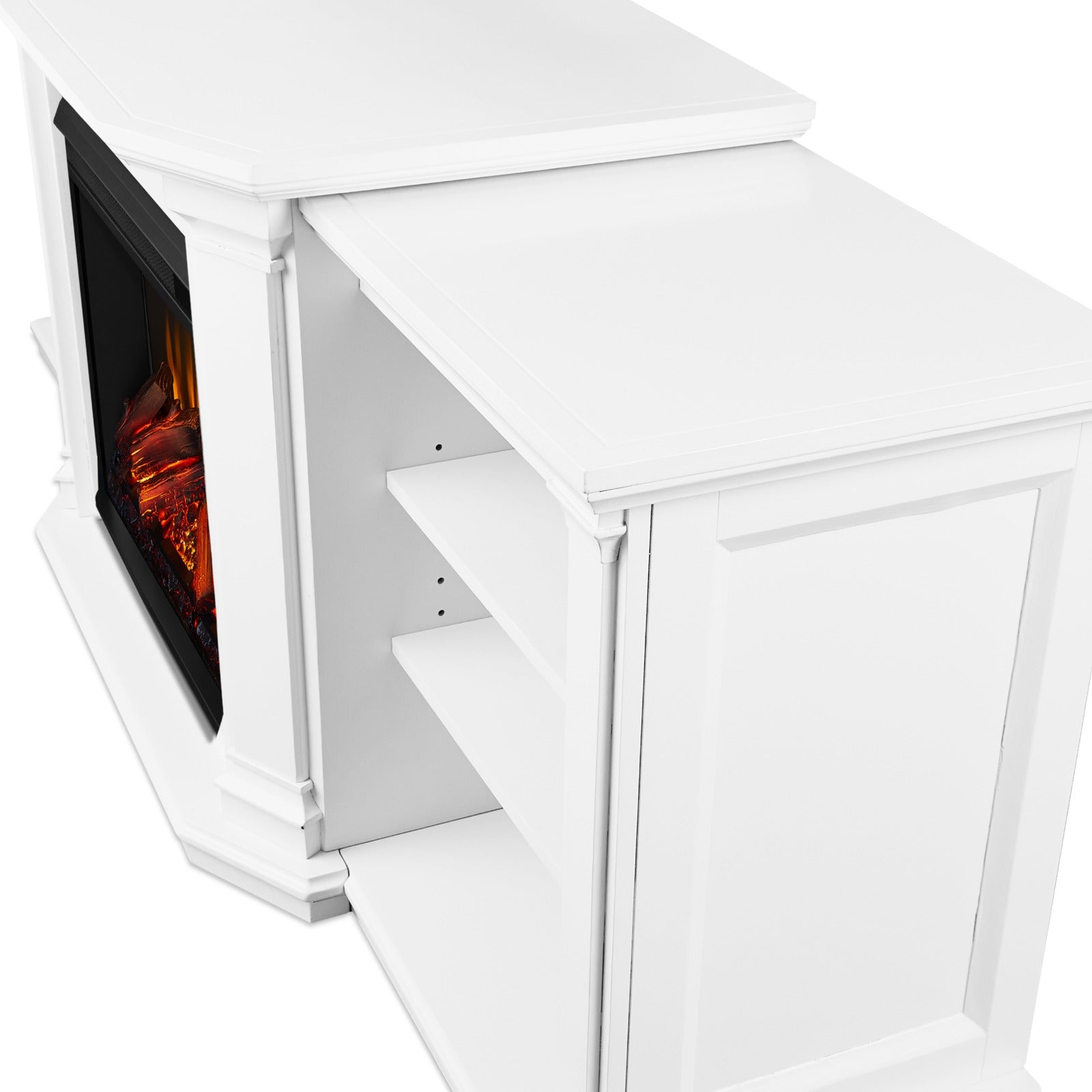 Valmont Electric Fireplace TV Stand - Real Flame