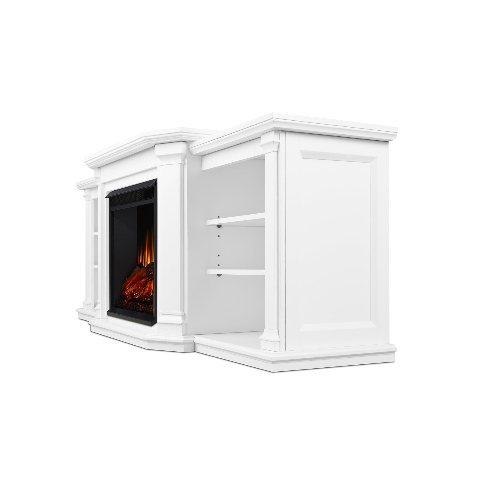 Valmont Electric Fireplace TV Stand - Real Flame
