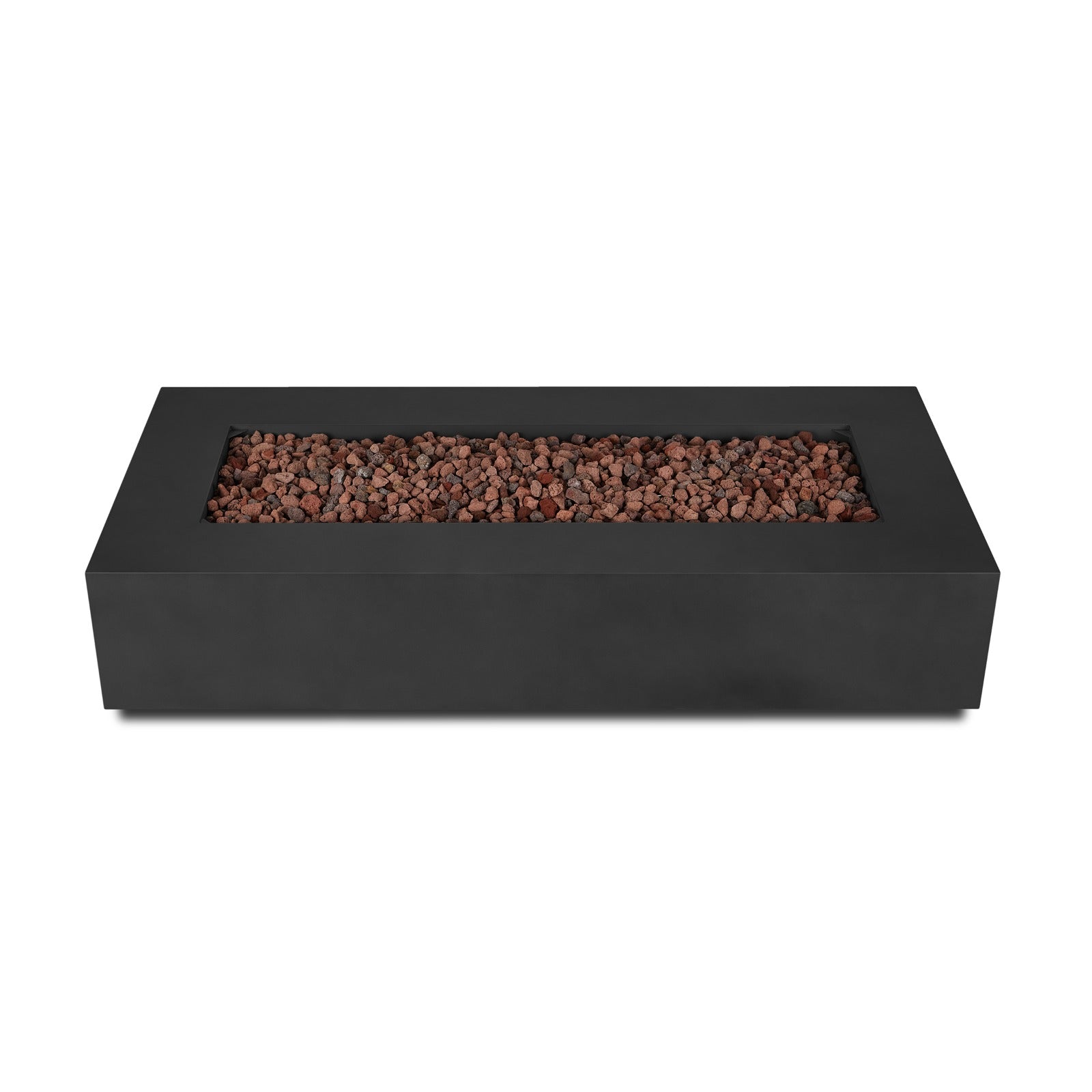 Aegean 70" Rectangle Propane or Natural Gas Fire Pit Table - Real Flame