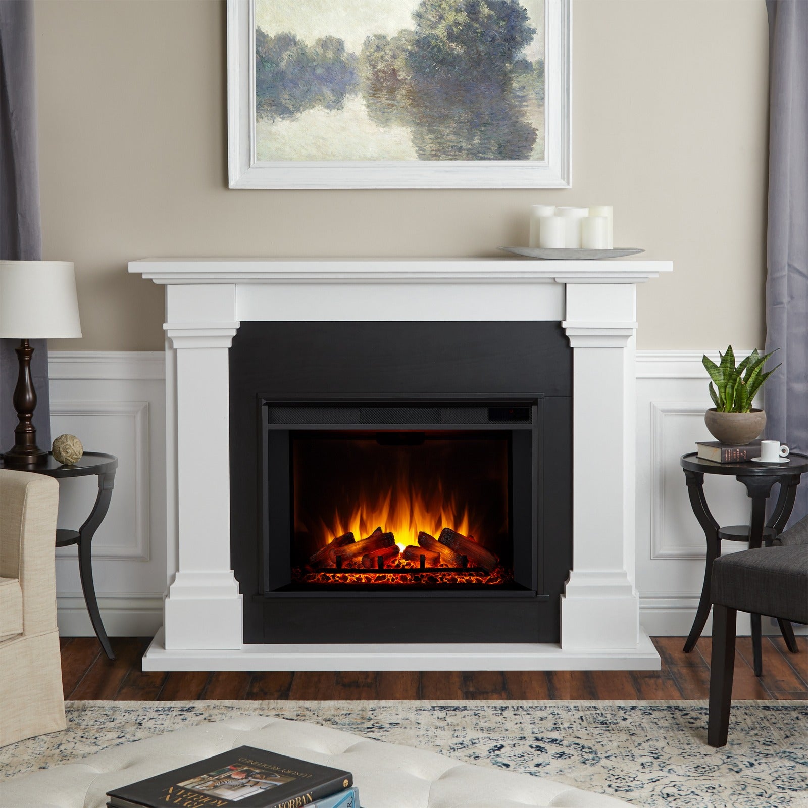 Callaway Grand Electric Fireplace - Real Flame