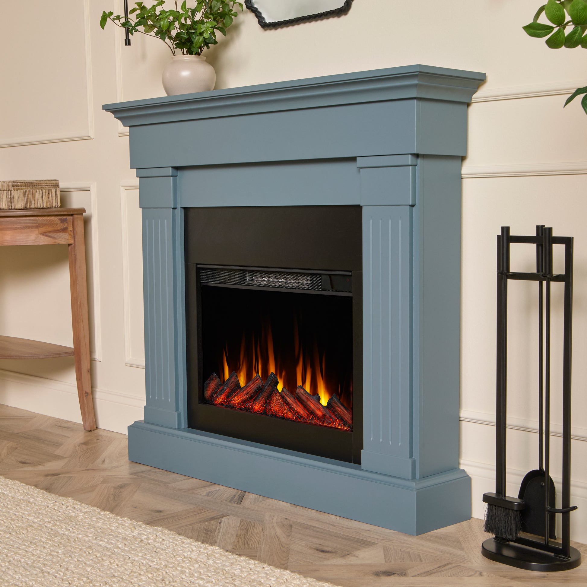 Crawford Slim Electric Fireplace - Real Flame