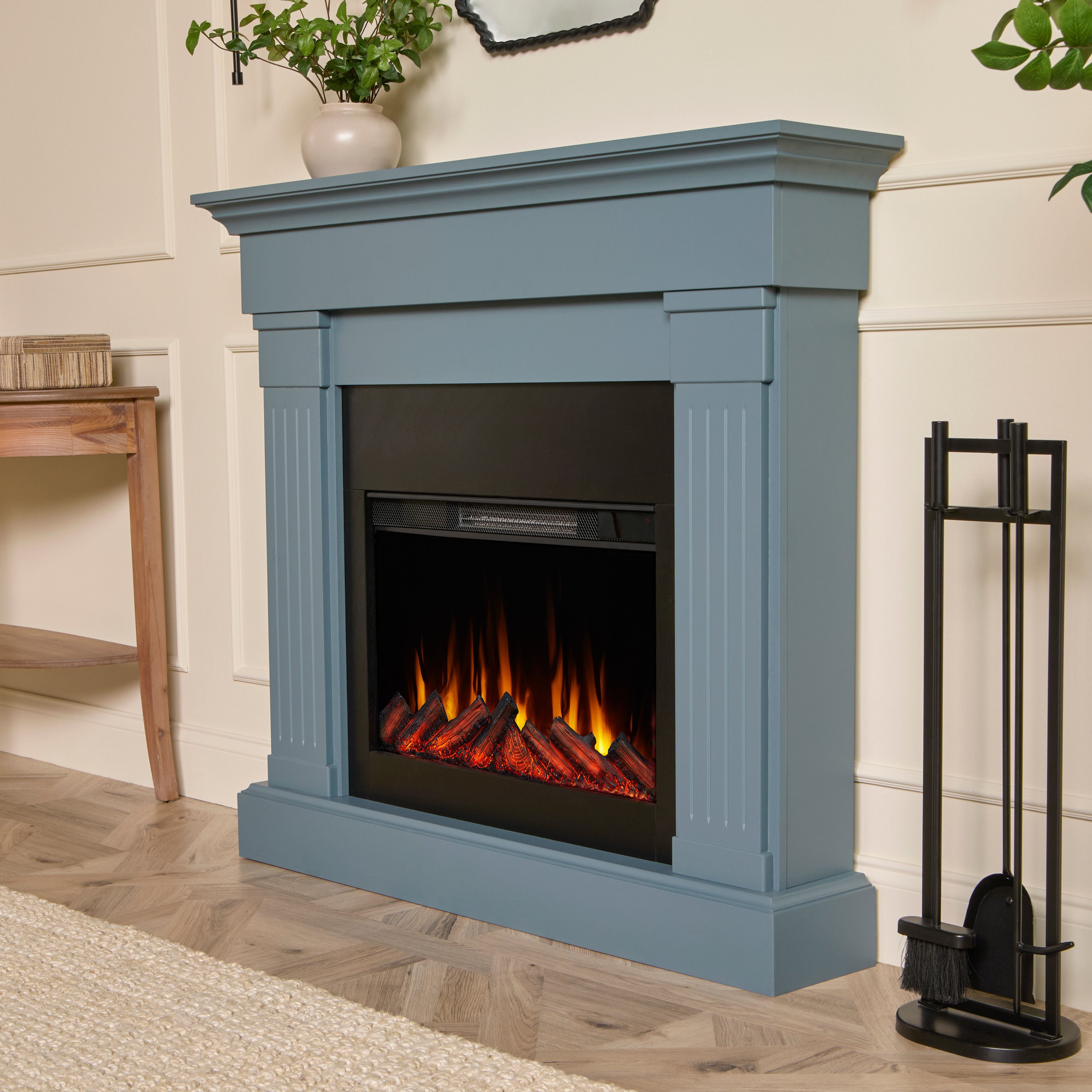 Crawford Slim Electric Fireplace - Real Flame