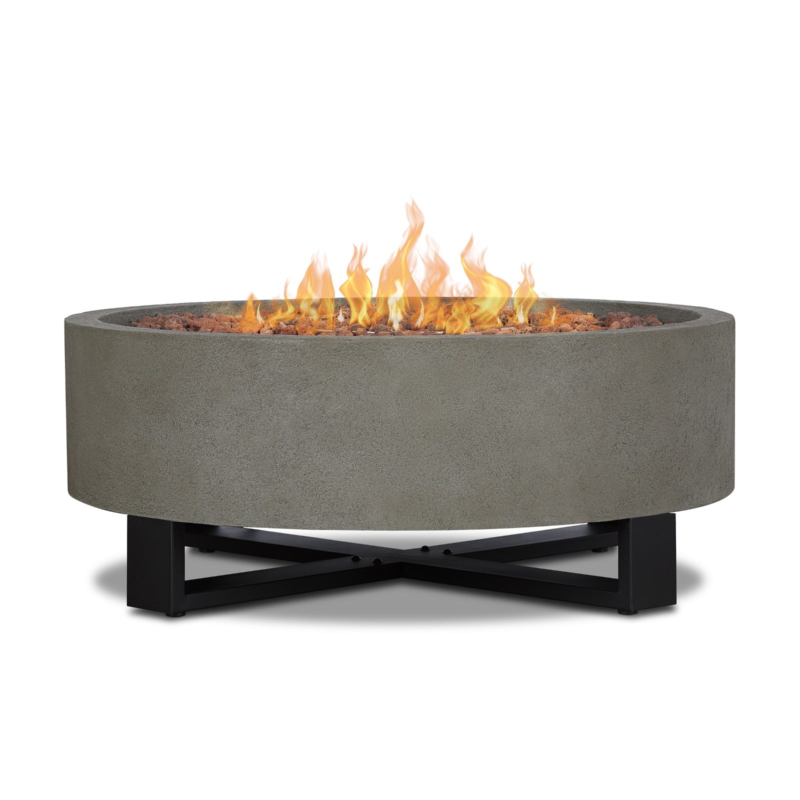 Idledale Propane Fire Pit - Real Flame