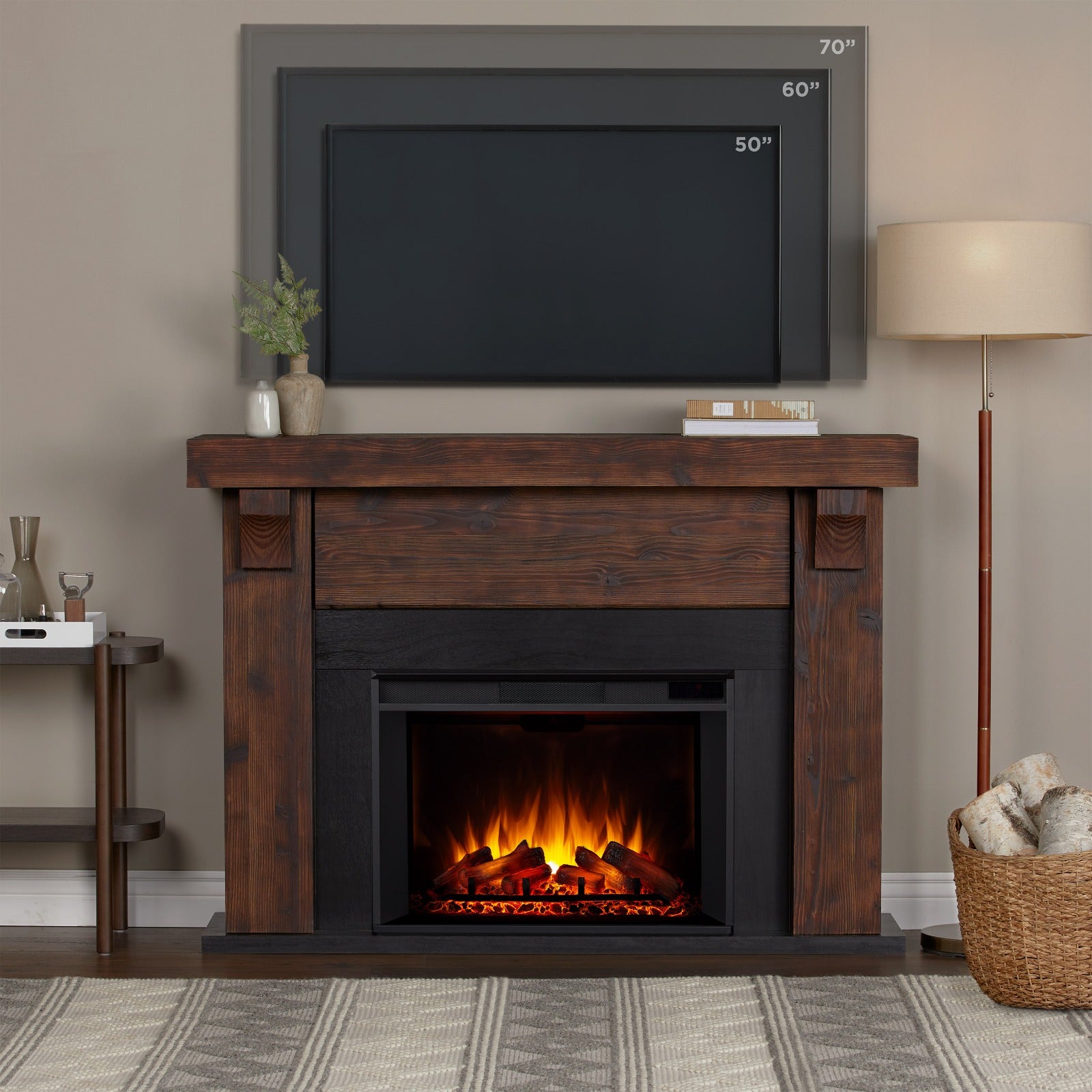 Gunnison Grand Electric Fireplace - Real Flame