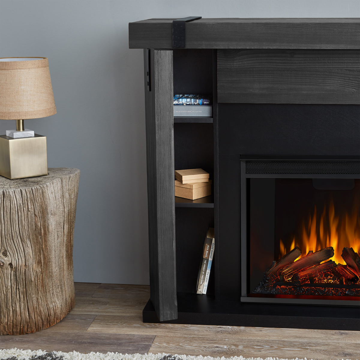 Aspen Electric Fireplace - Real Flame