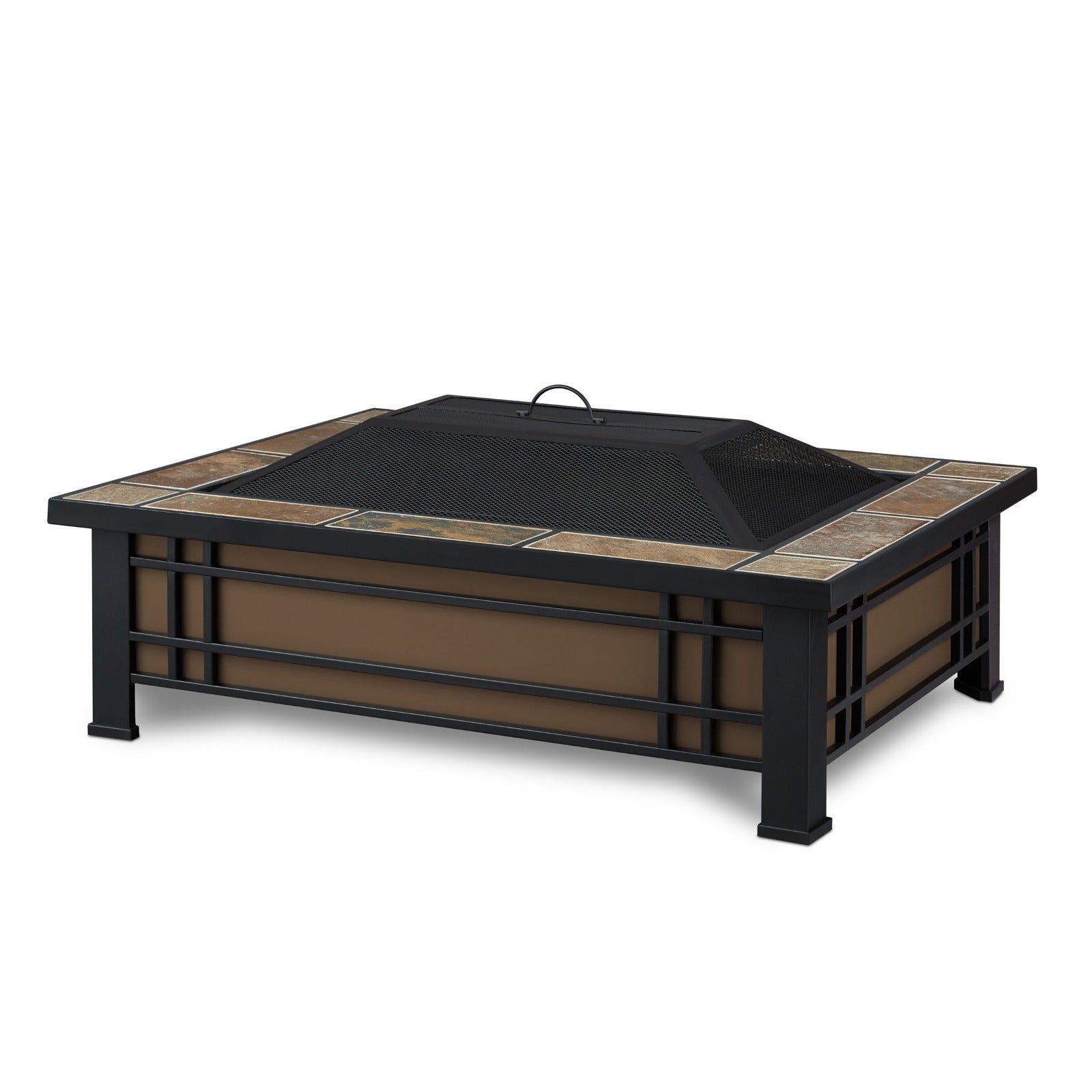 Hamilton Wood Burning Fire Pit - Real Flame