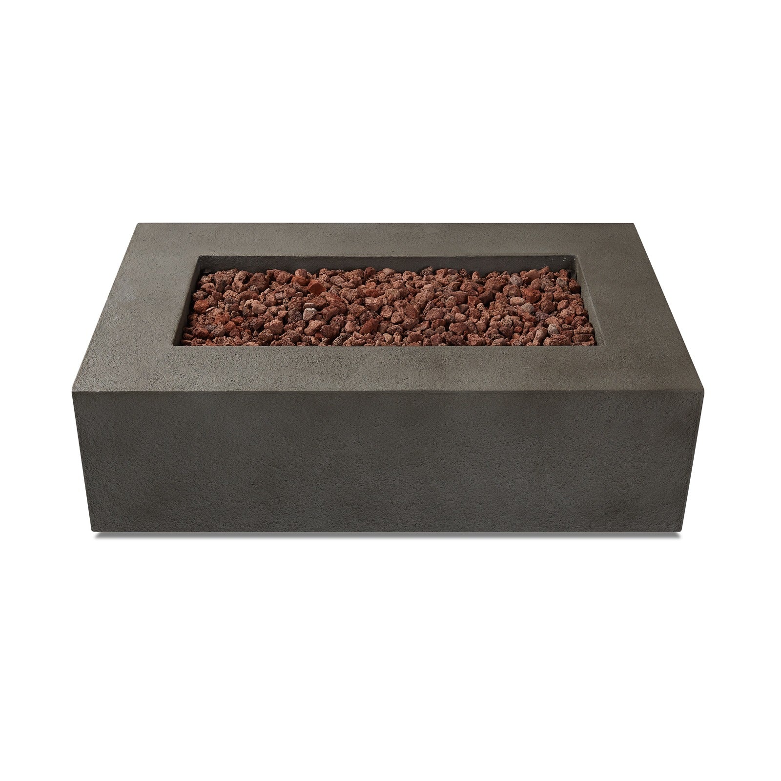 Baltic Rectangle Propane Fire Pit Table - Real Flame