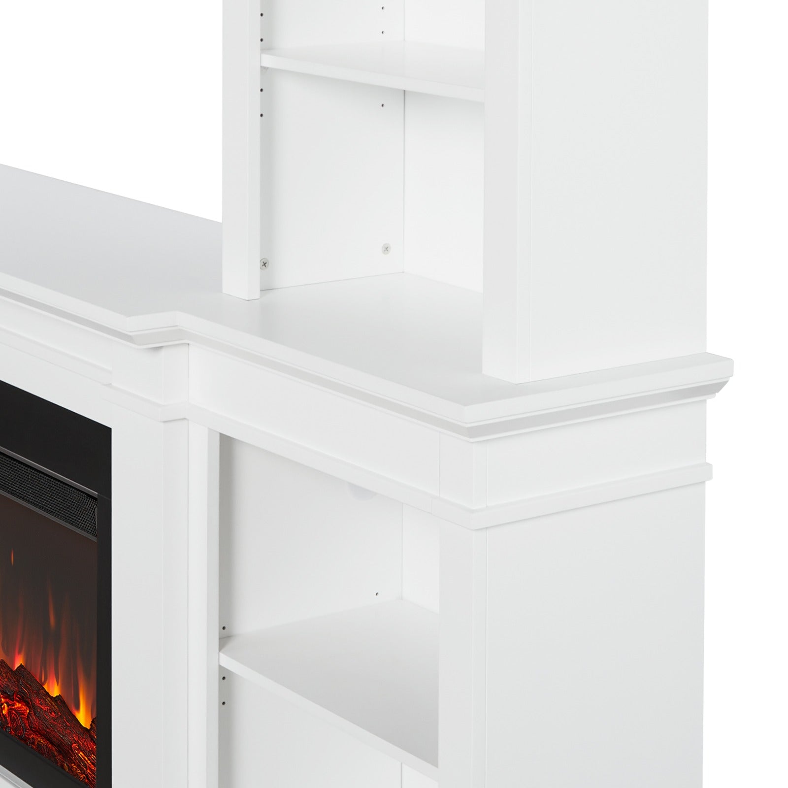 Monte Vista Landscape Electric TV Stand - Real Flame