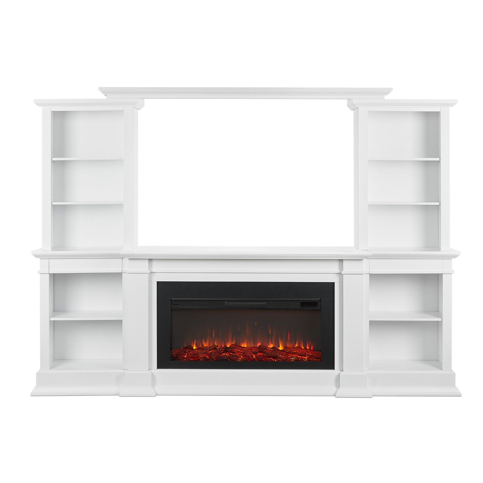 Monte Vista Landscape Electric TV Stand - Real Flame