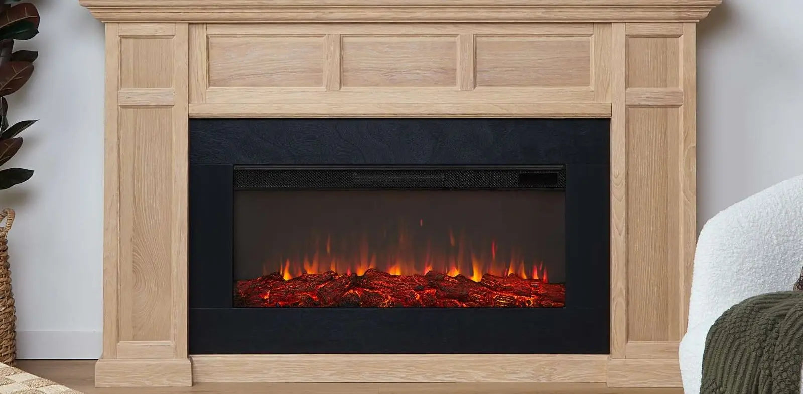 Alcott Indoor Electric Fireplace by Real Flame
