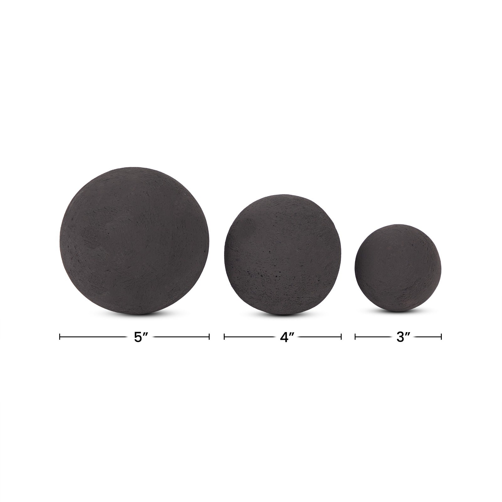 20 - piece Outdoor Fire Pit Sphere Set - Real Flame