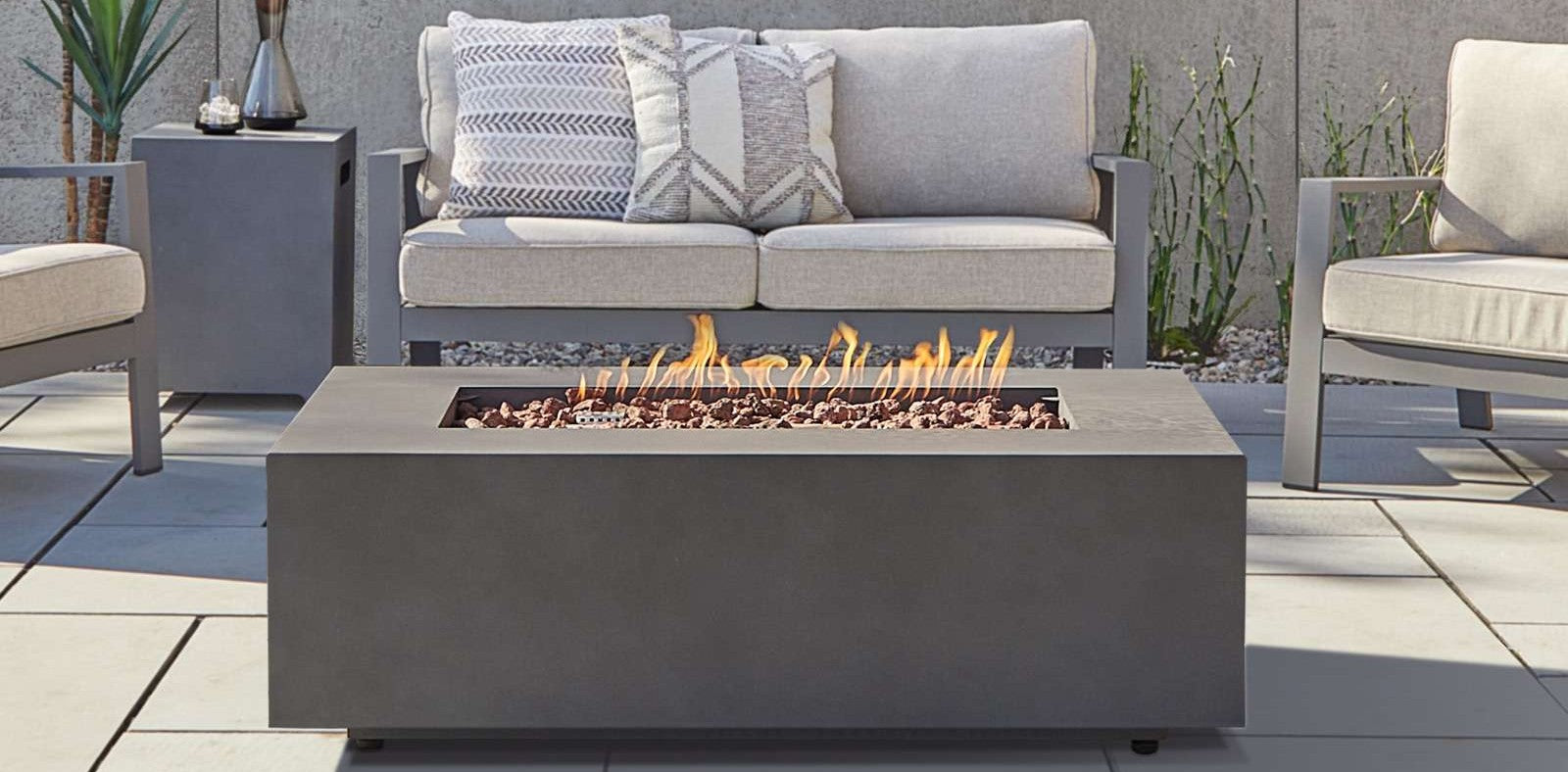 Aegean Rectangle Fire Pit