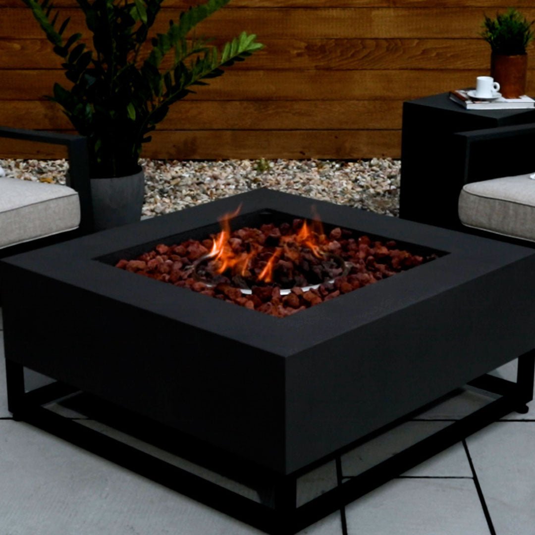 Blake Propane or Natural Gas Fire Pit Table - Real Flame